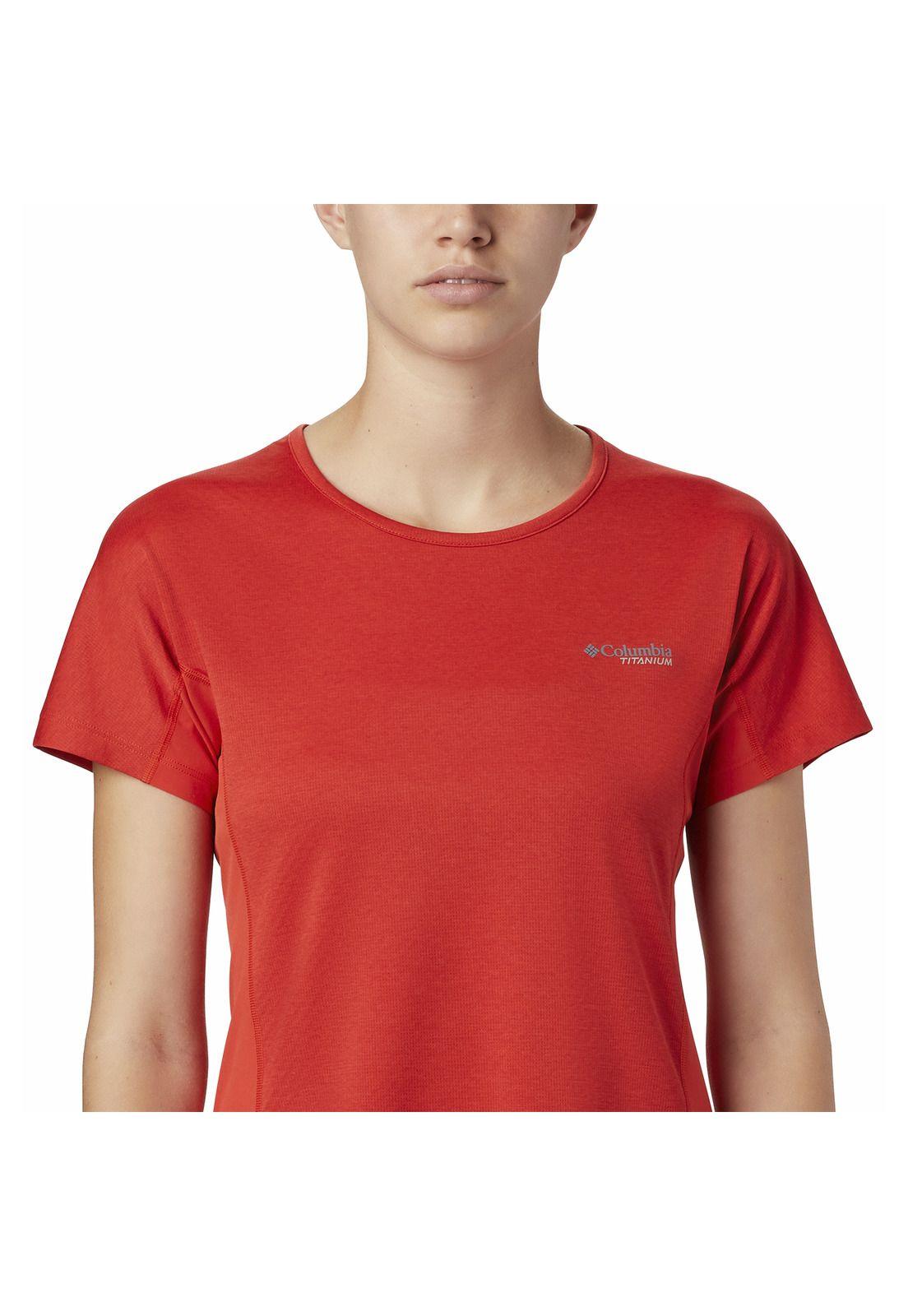 Polera M/C Mujer W Irico Knit Ss Naranja-3