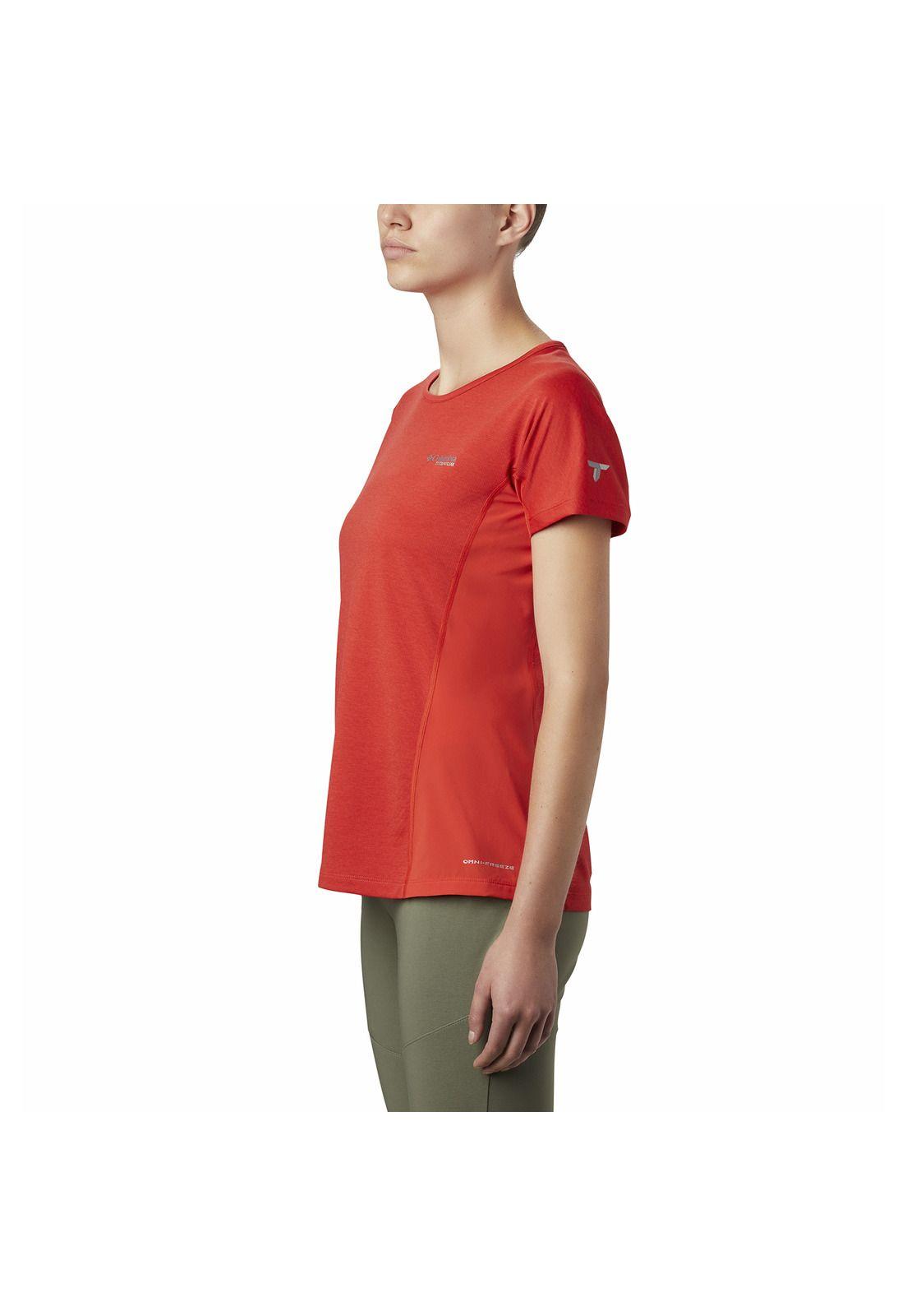 Polera M/C Mujer W Irico Knit Ss Naranja-4