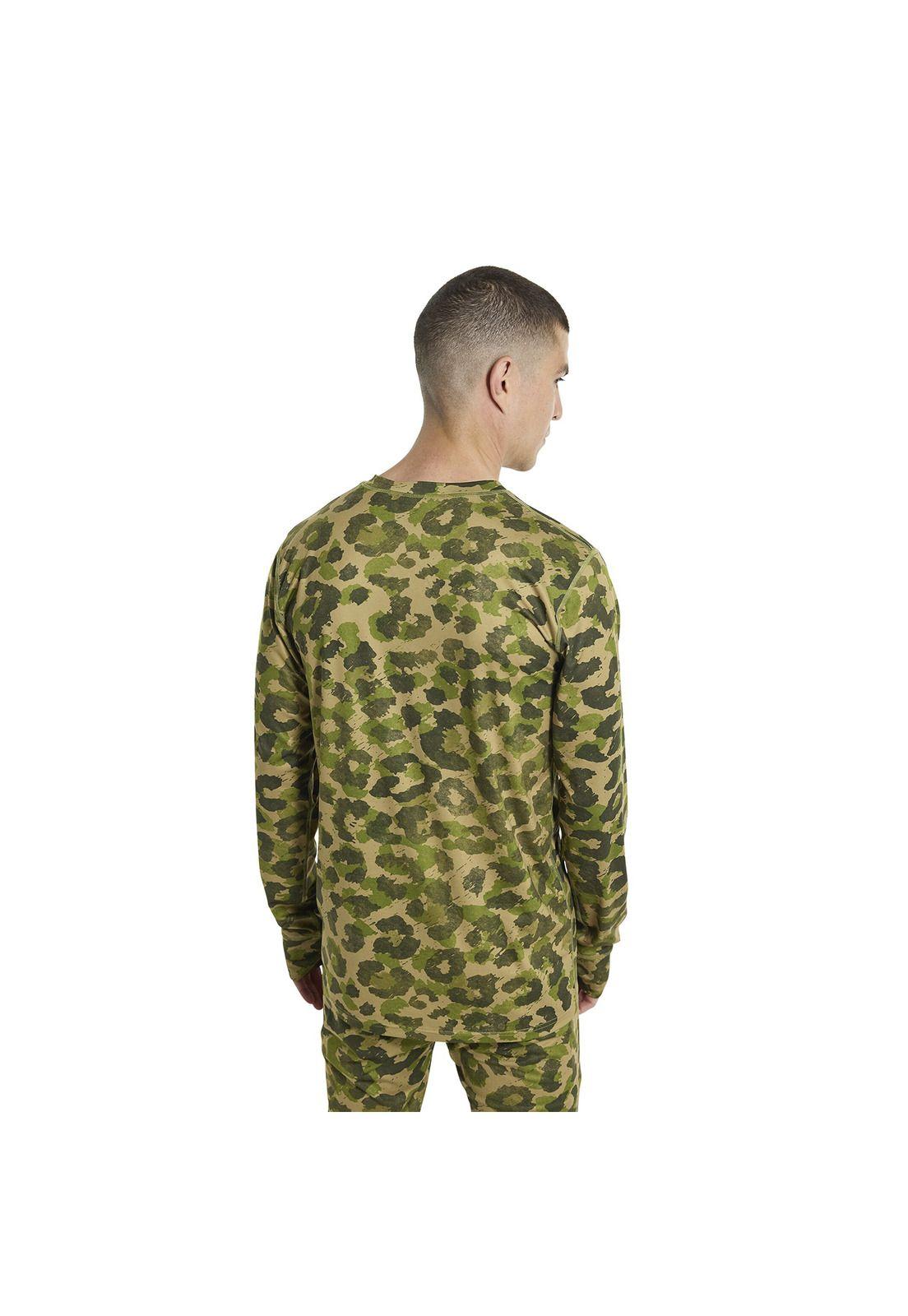 Polera Primera Capa Hombre Lightweight X Verde-1