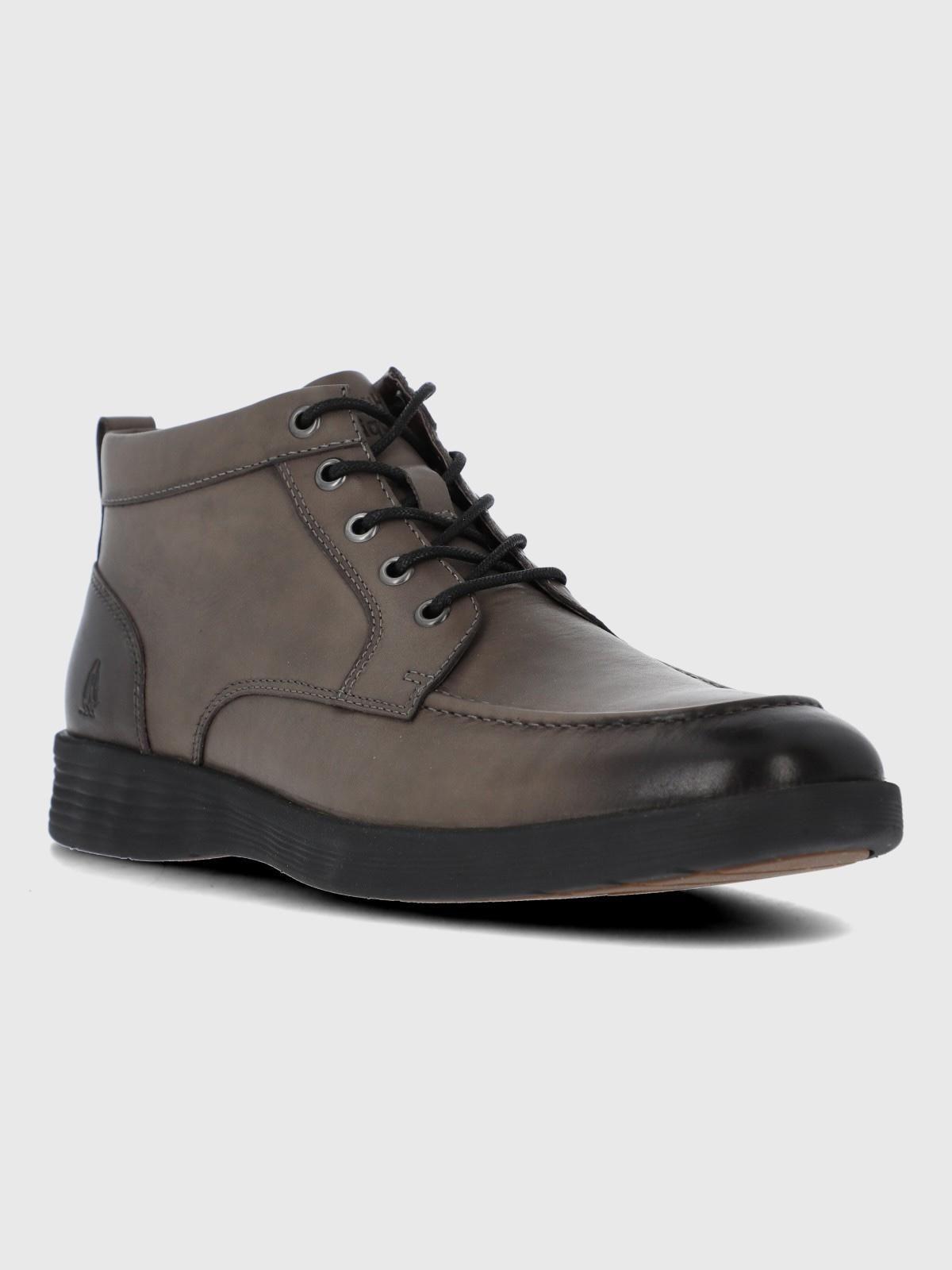 Botin Cuero Hombre Spinal Strike Gris-0