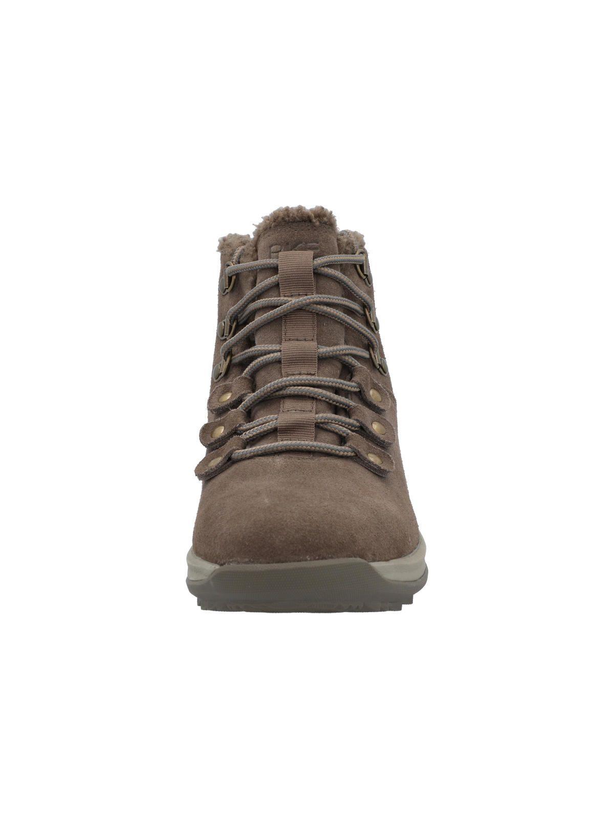 Botín Cuero Mujer Reset Gris-3