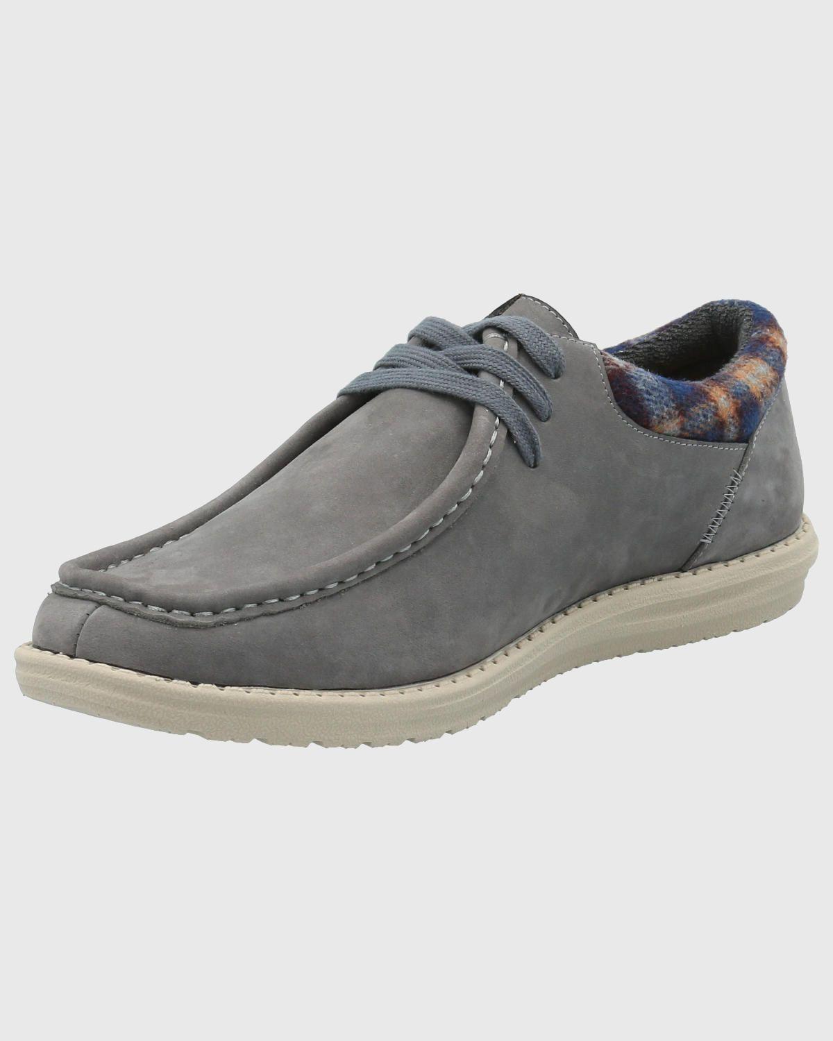 Zapato Cuero Hombre Bremen Azul-4