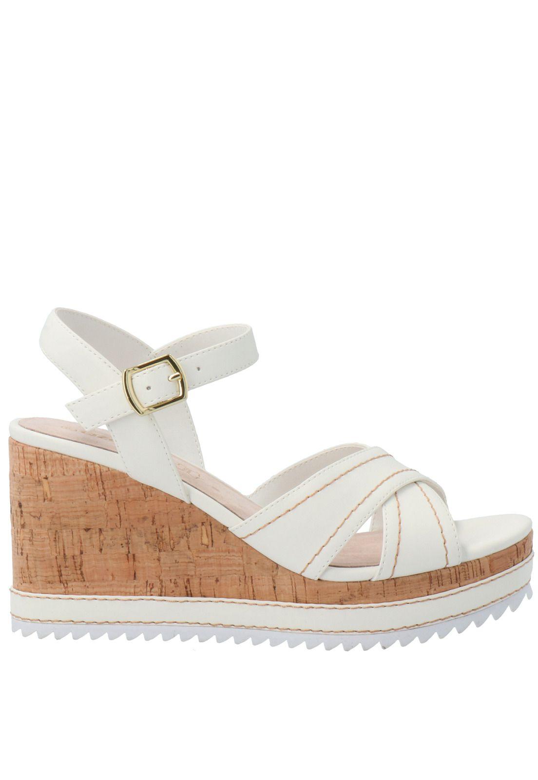 Sandalia Mujer Brunn Blanco-1