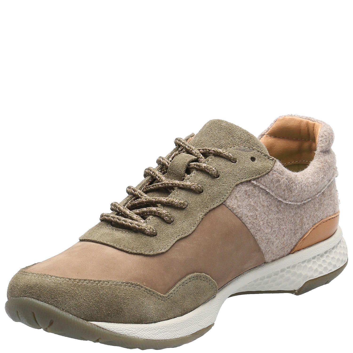 Zapatilla Cuero Mujer Esti Café Claro-4