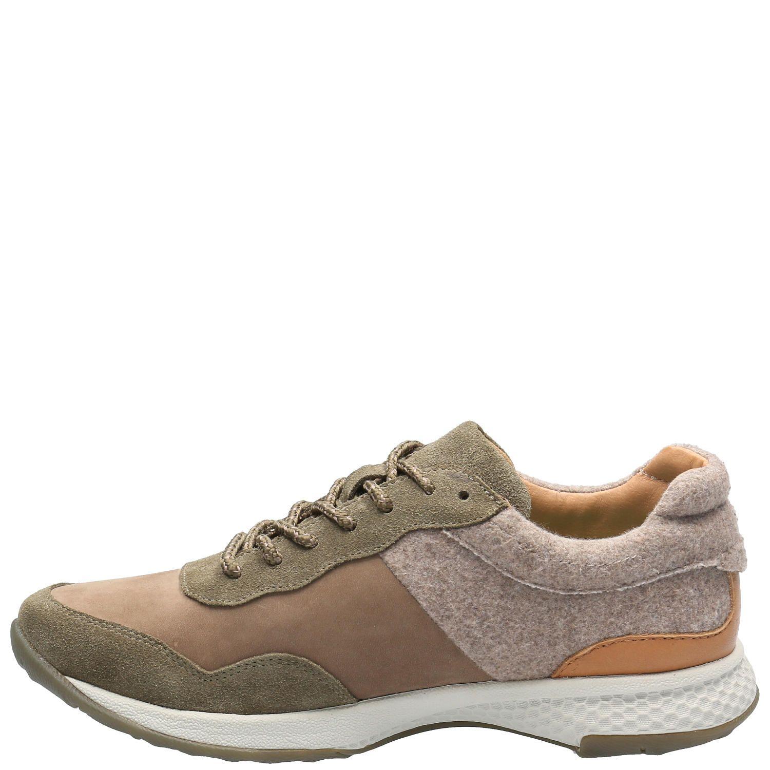 Zapatilla Cuero Mujer Esti Café Claro-5