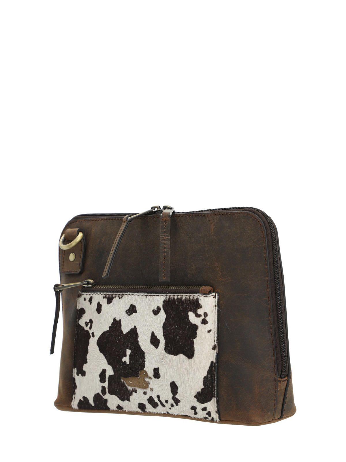 Cartera Cuero Mujer Szr Harlev Cross Café-2