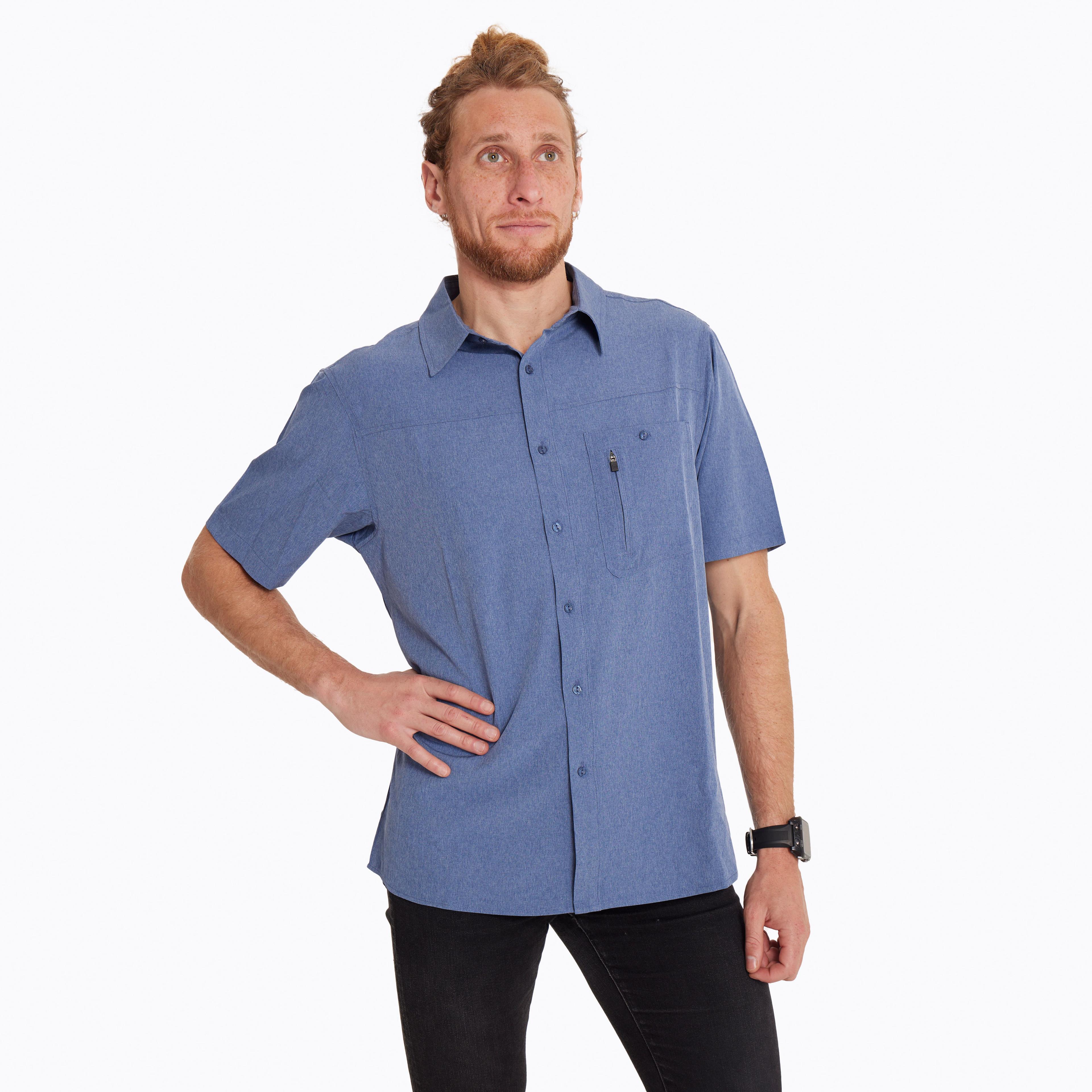 Camisa Hombre Pantano Azul-0