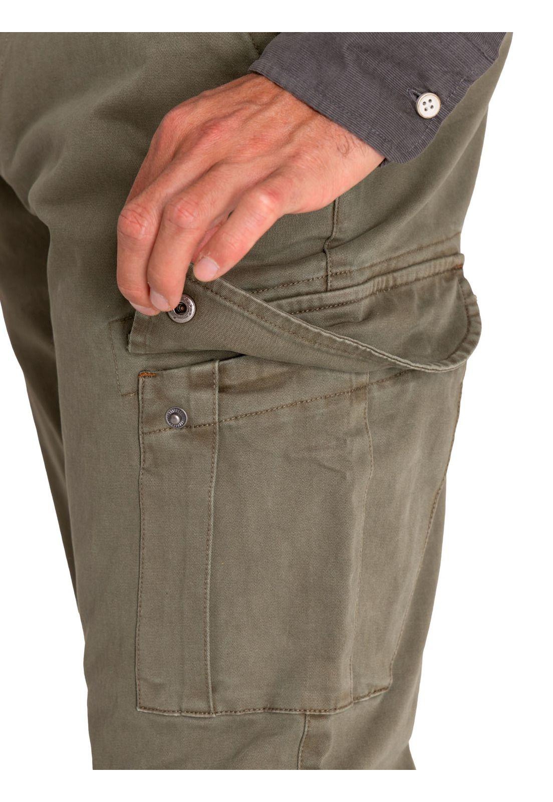 Pantalón Natural Flex Hombre Pipo Verde-9