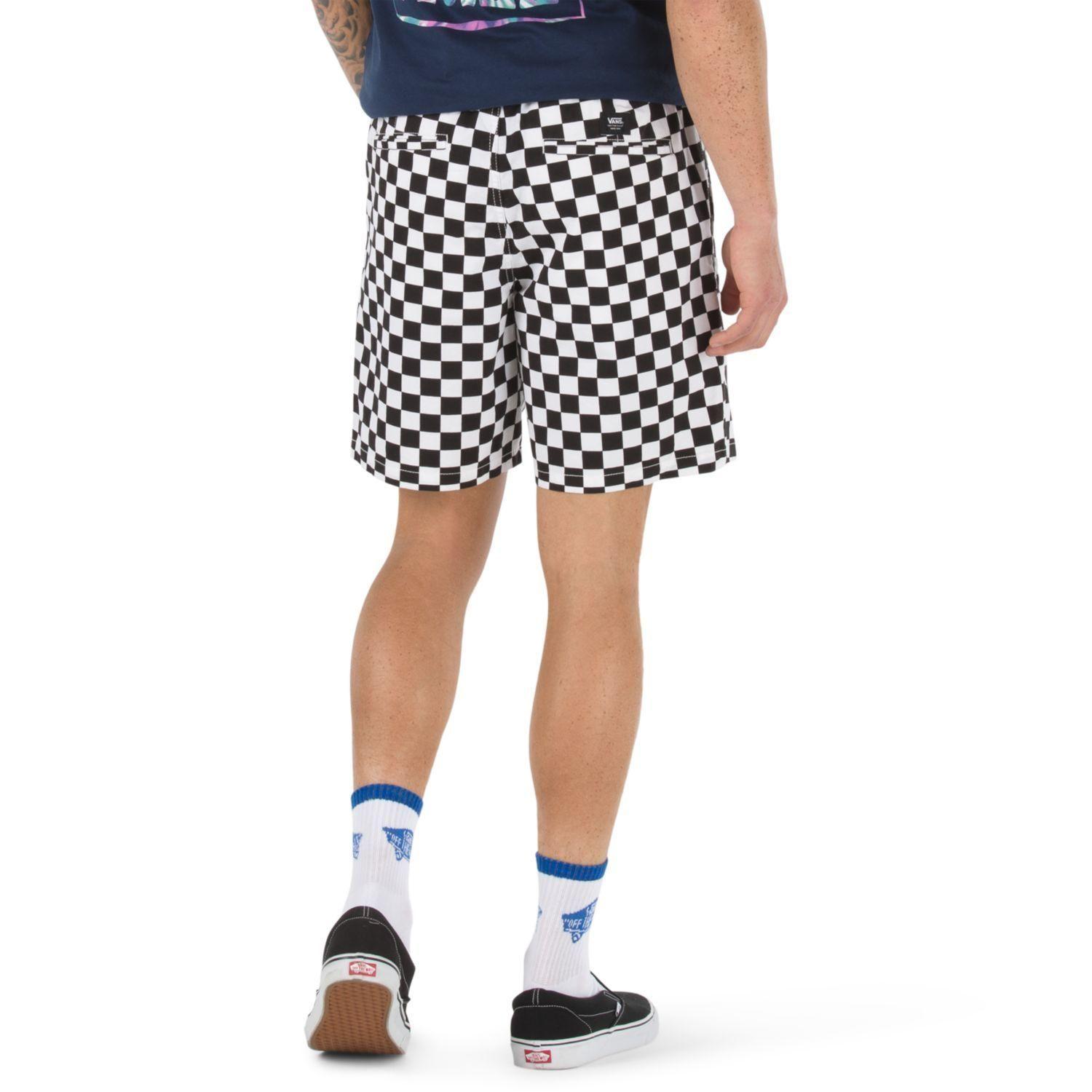 Short Hombre Range Relaxed Elastic Short Checker-4