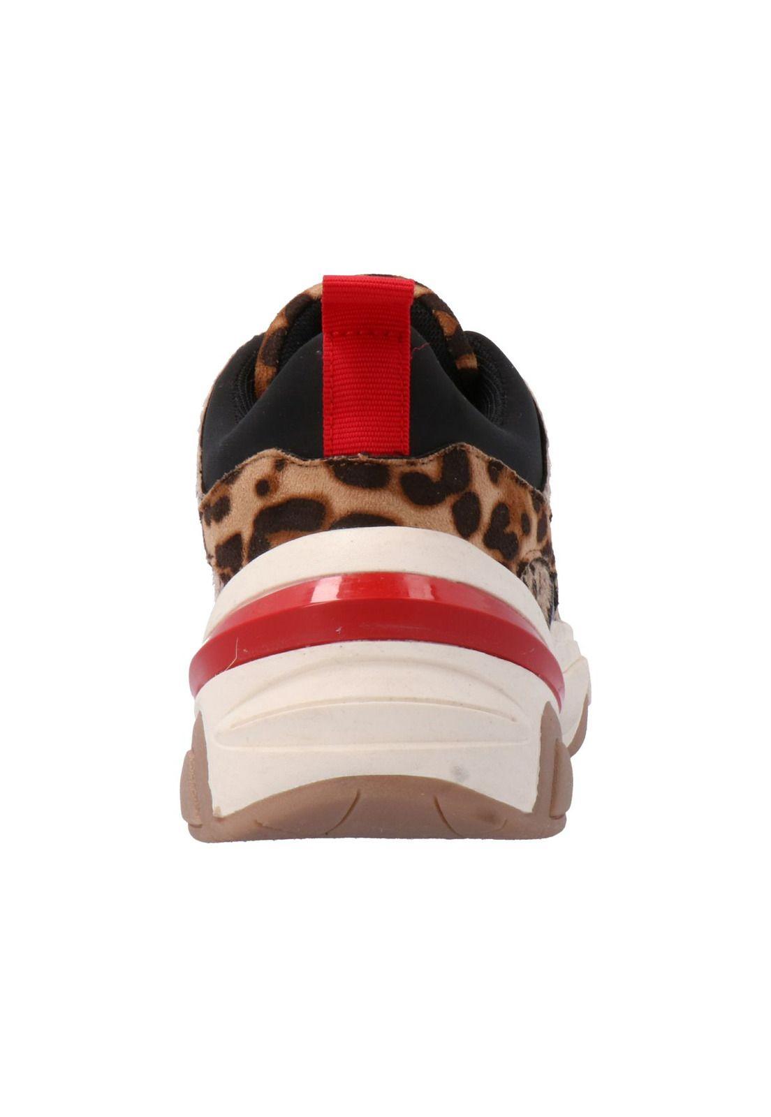 Zapatilla Arianna Negro Leopardo-5