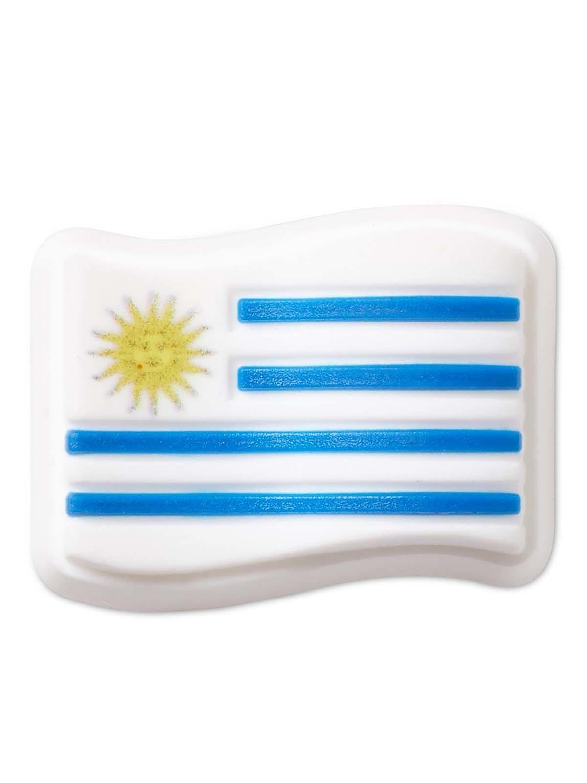 Jibbitz Crocs Bandera Uruguay Blanco-0