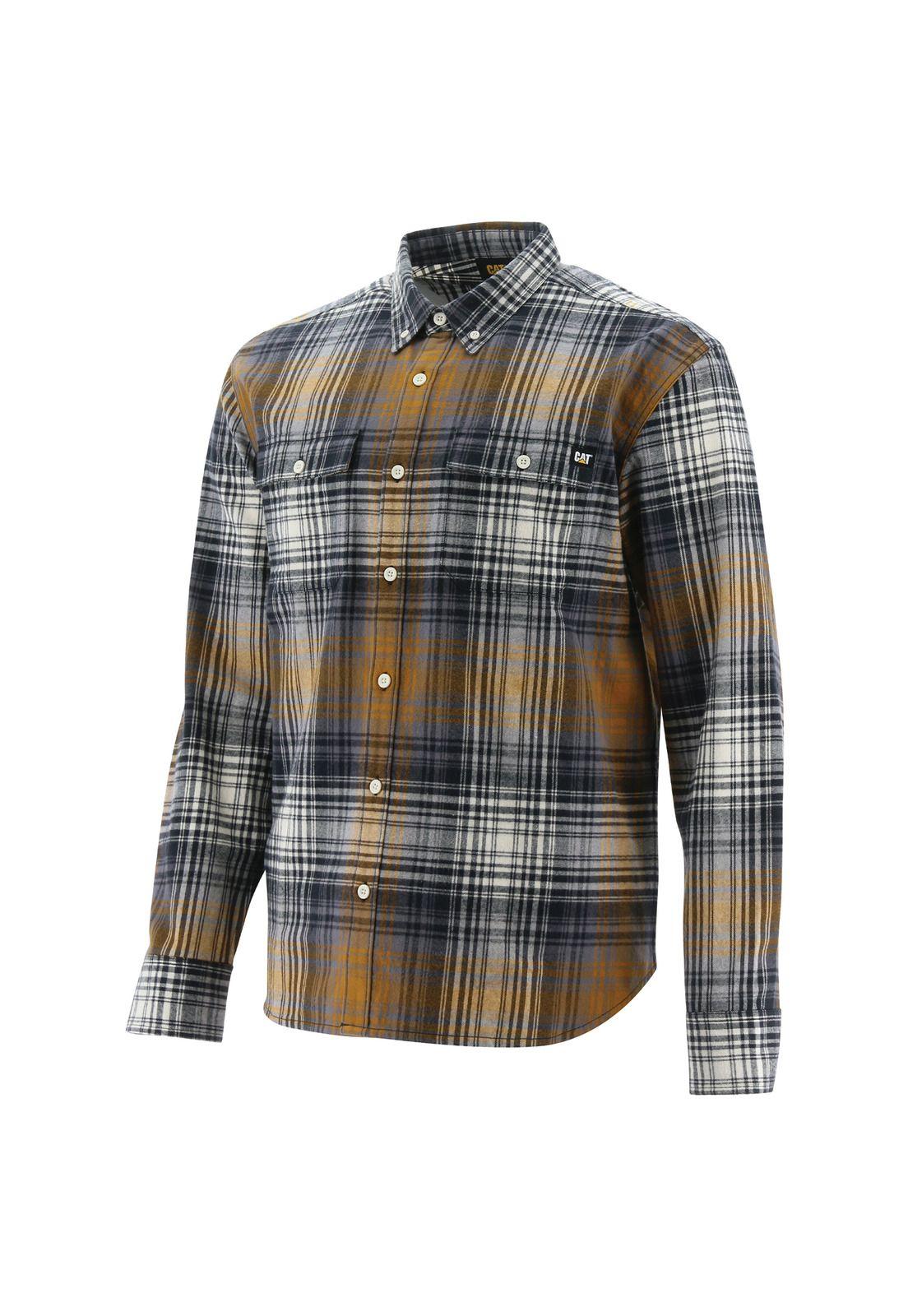 Camisa Ml Hombre Button Up L/S Shirt Algodón Multicolor-0
