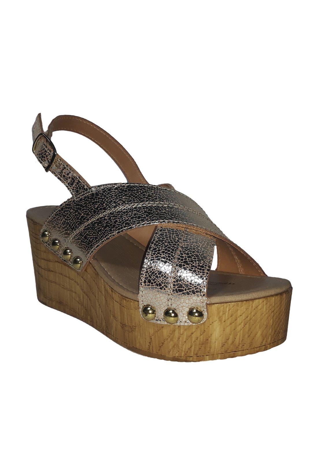 Sandalia Grande Plateado-0
