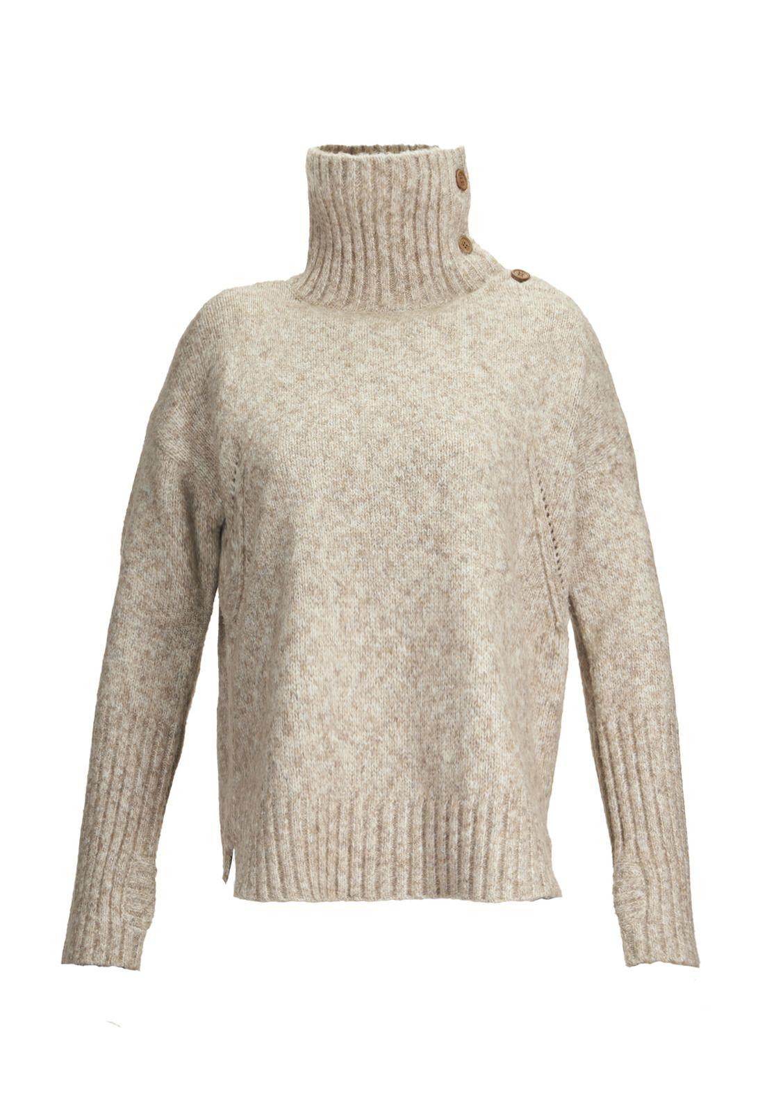 Sweater Mujer Elisa Beige-0