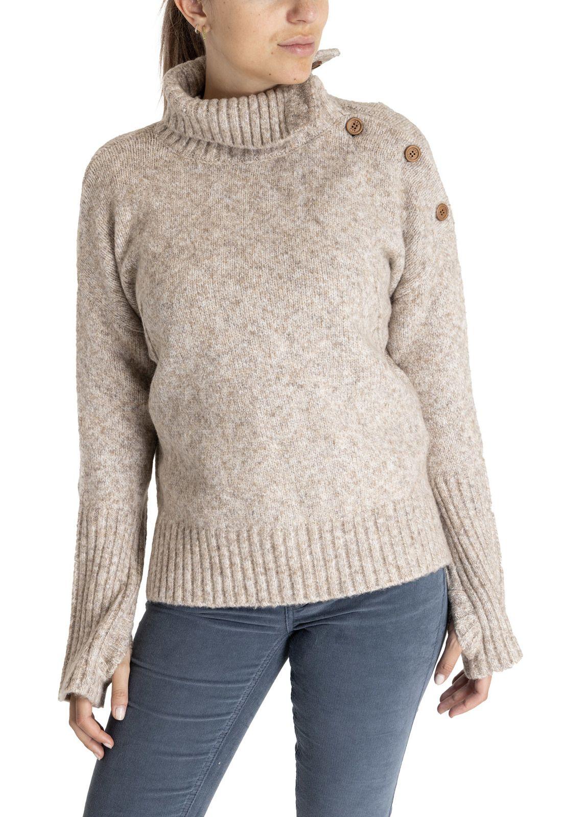 Sweater Mujer Elisa Beige-4