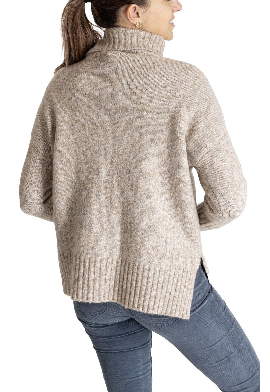 Sweater Mujer Elisa Beige-5