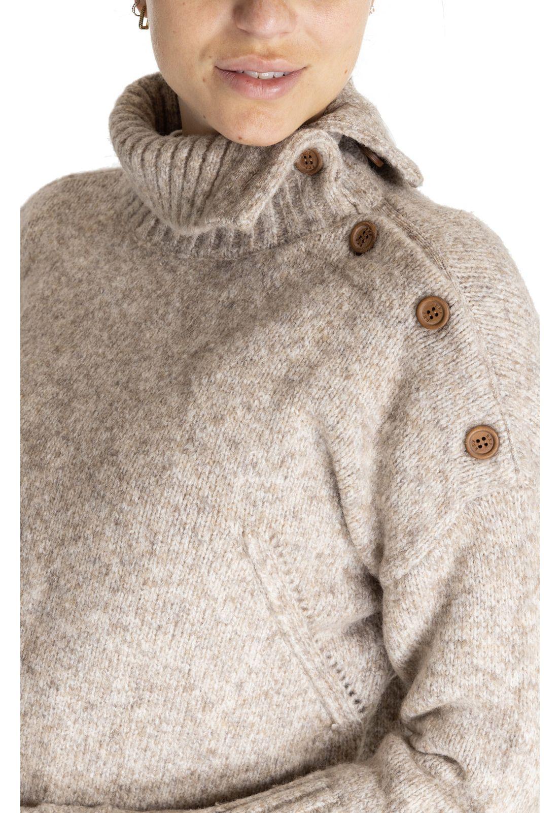 Sweater Mujer Elisa Beige-6