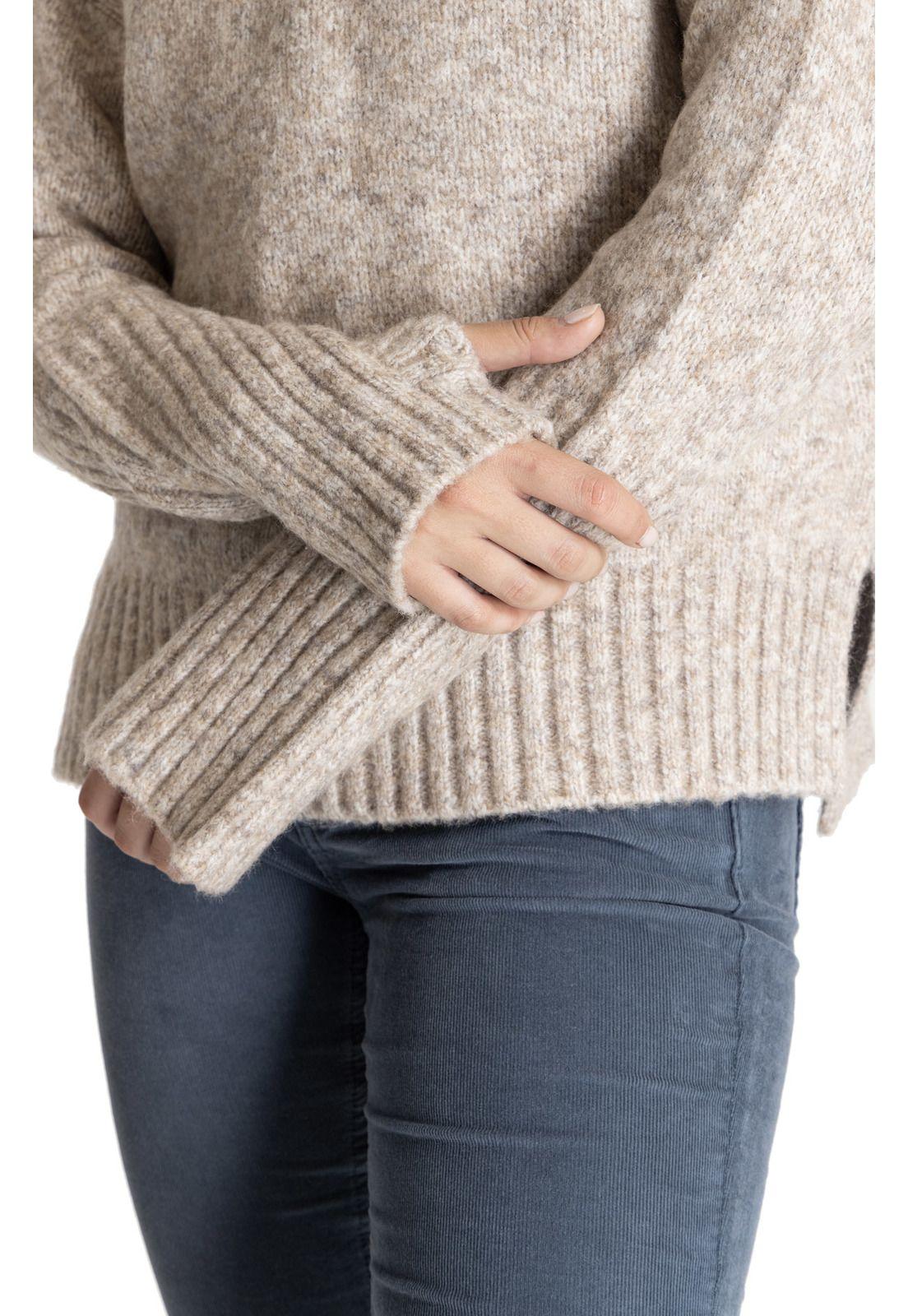 Sweater Mujer Elisa Beige-7