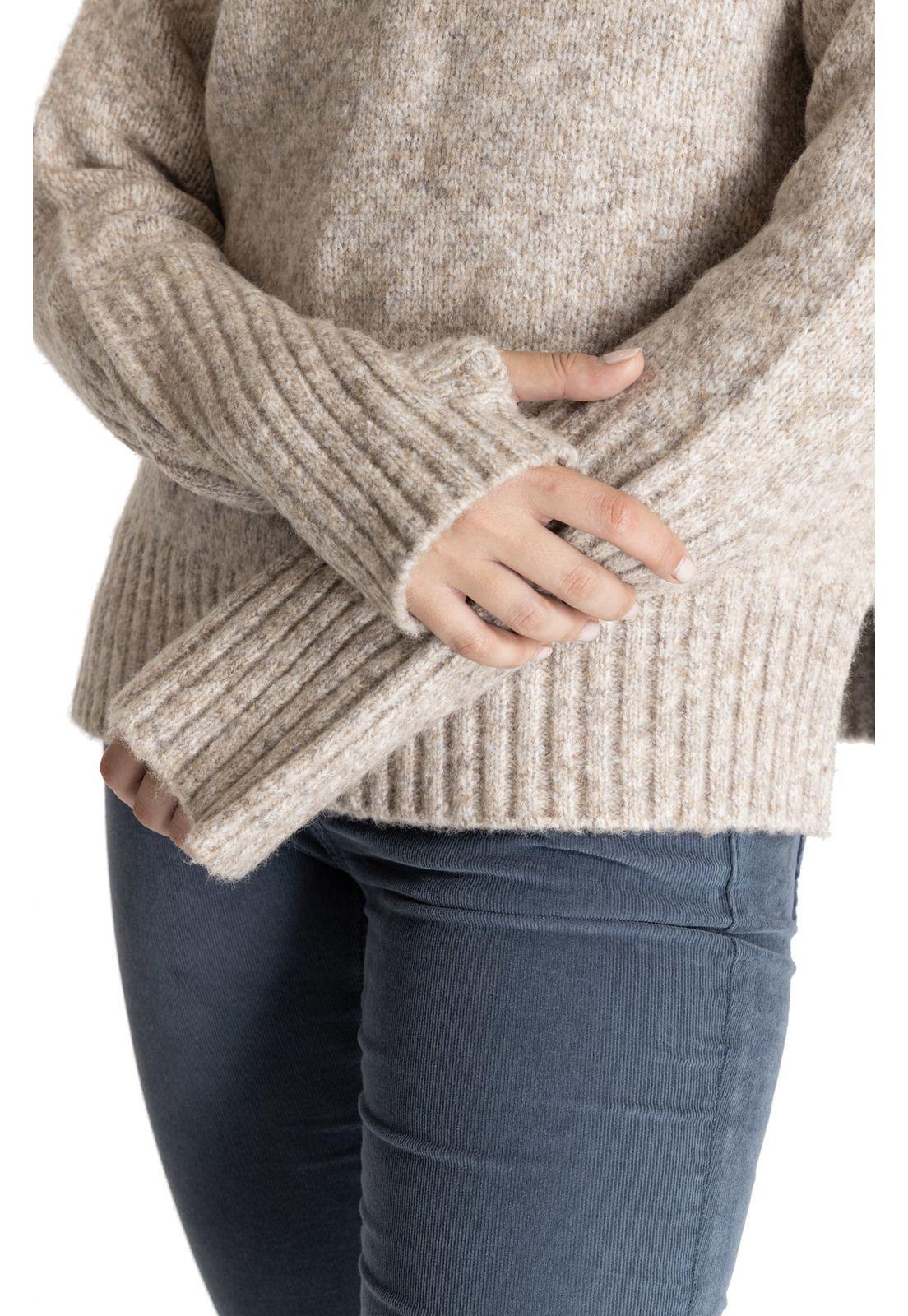 Sweater Mujer Elisa Beige-8