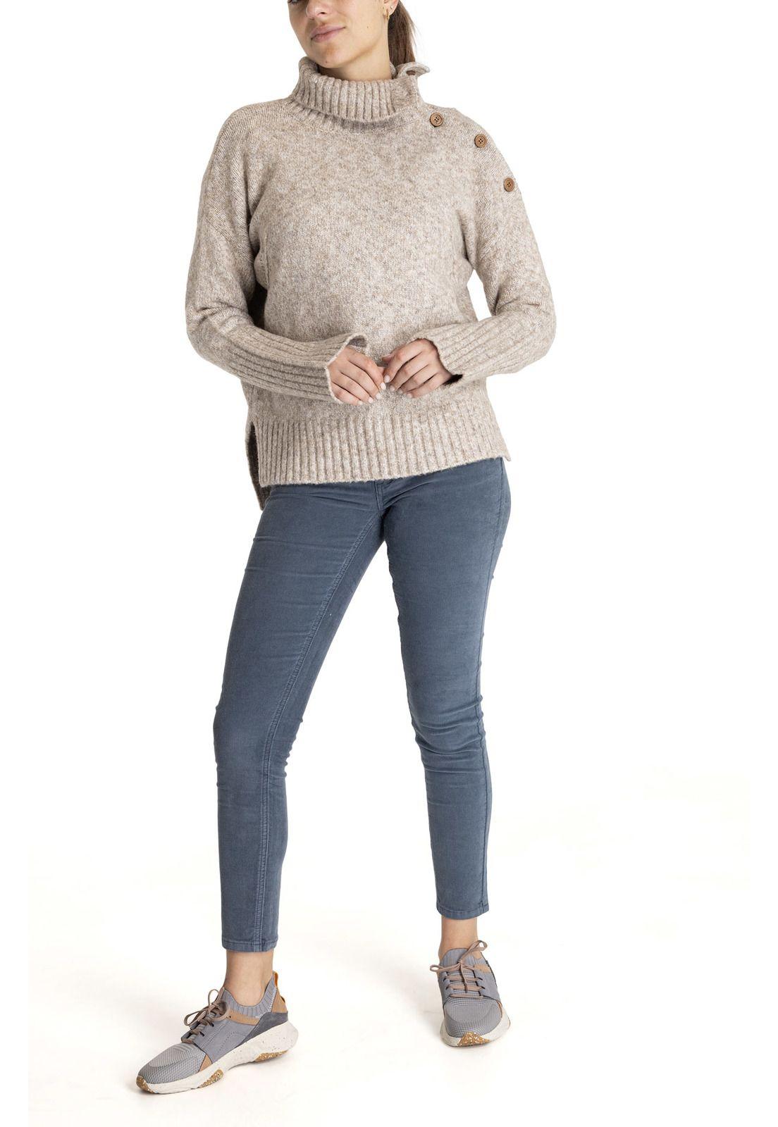 Sweater Mujer Elisa Beige-9