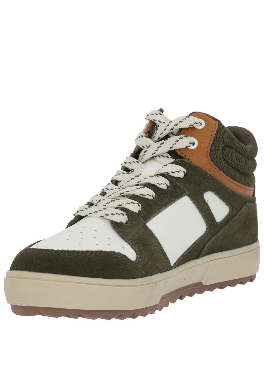 Zapatilla Cuero Niño Moslo Café-4