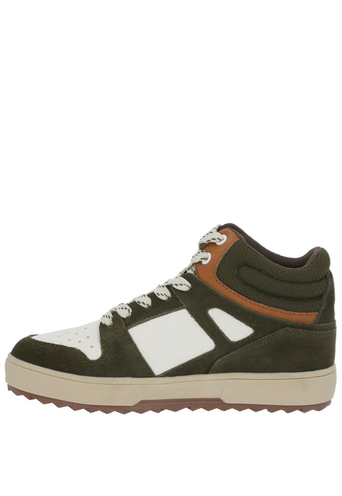 Zapatilla Cuero Niño Moslo Café-5