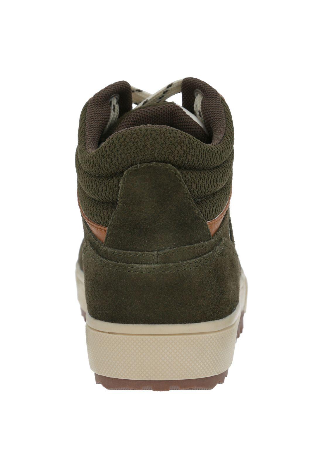 Zapatilla Cuero Niño Moslo Café-6