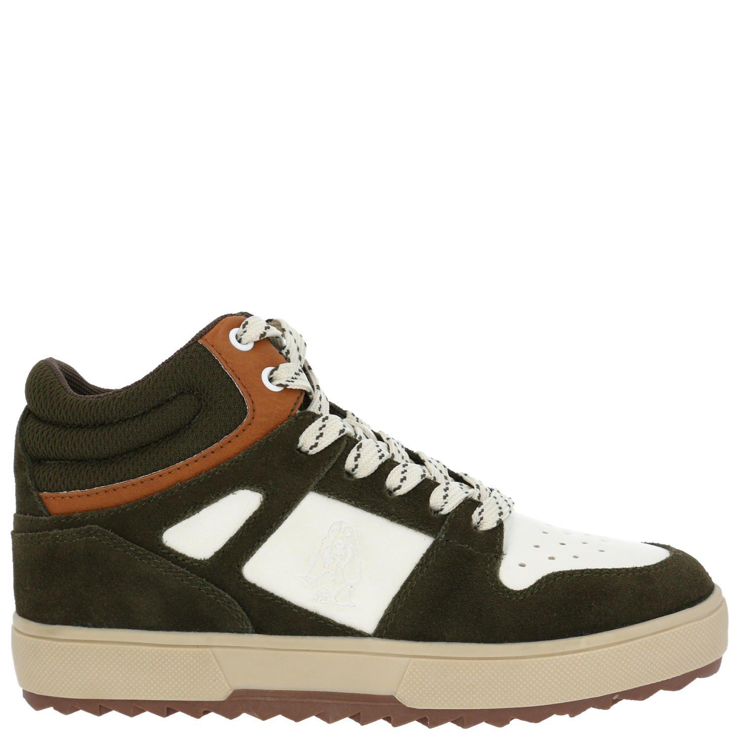 Zapatilla Cuero Niño Moslo Café-1