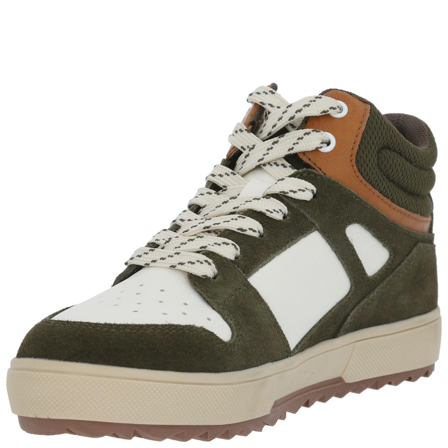 Zapatilla Cuero Niño Moslo Café-4