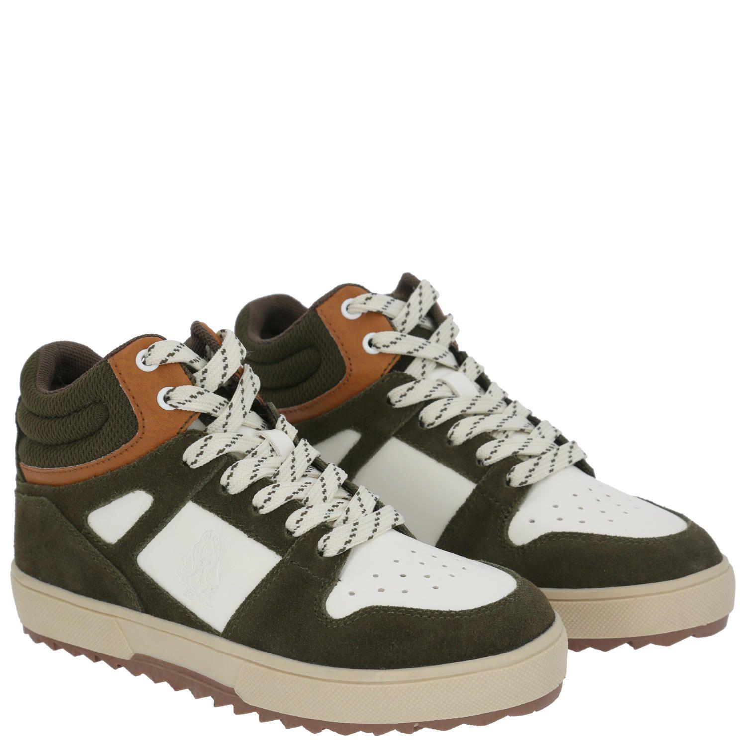 Zapatilla Cuero Niño Moslo Café-7