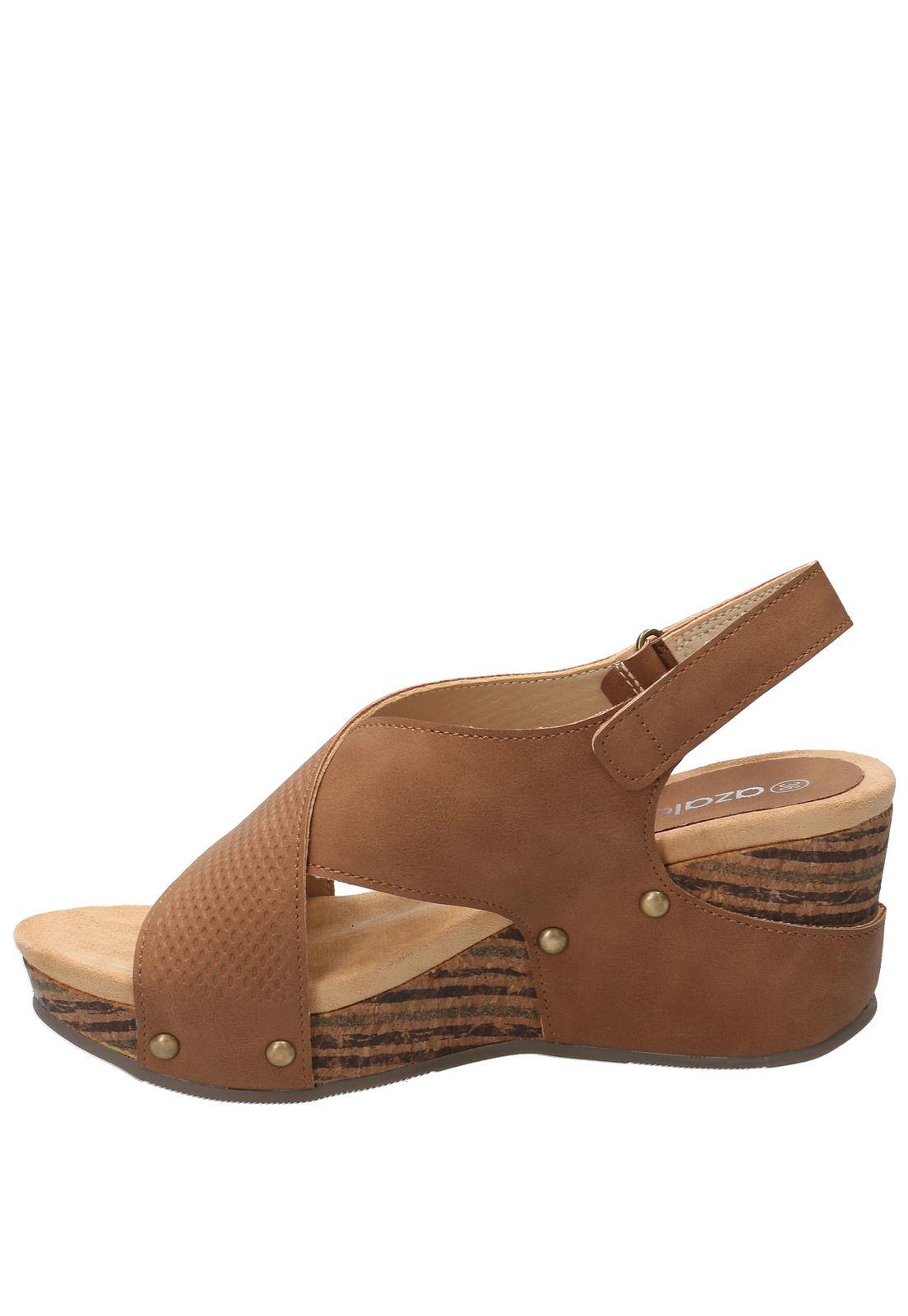 Sandalia Galeno Cognac Mujer-5