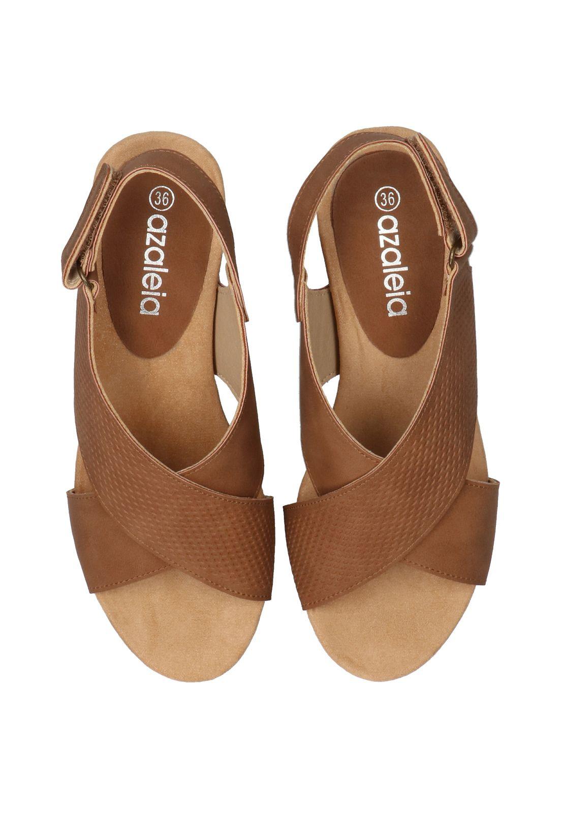 Sandalia Galeno Cognac Mujer-7