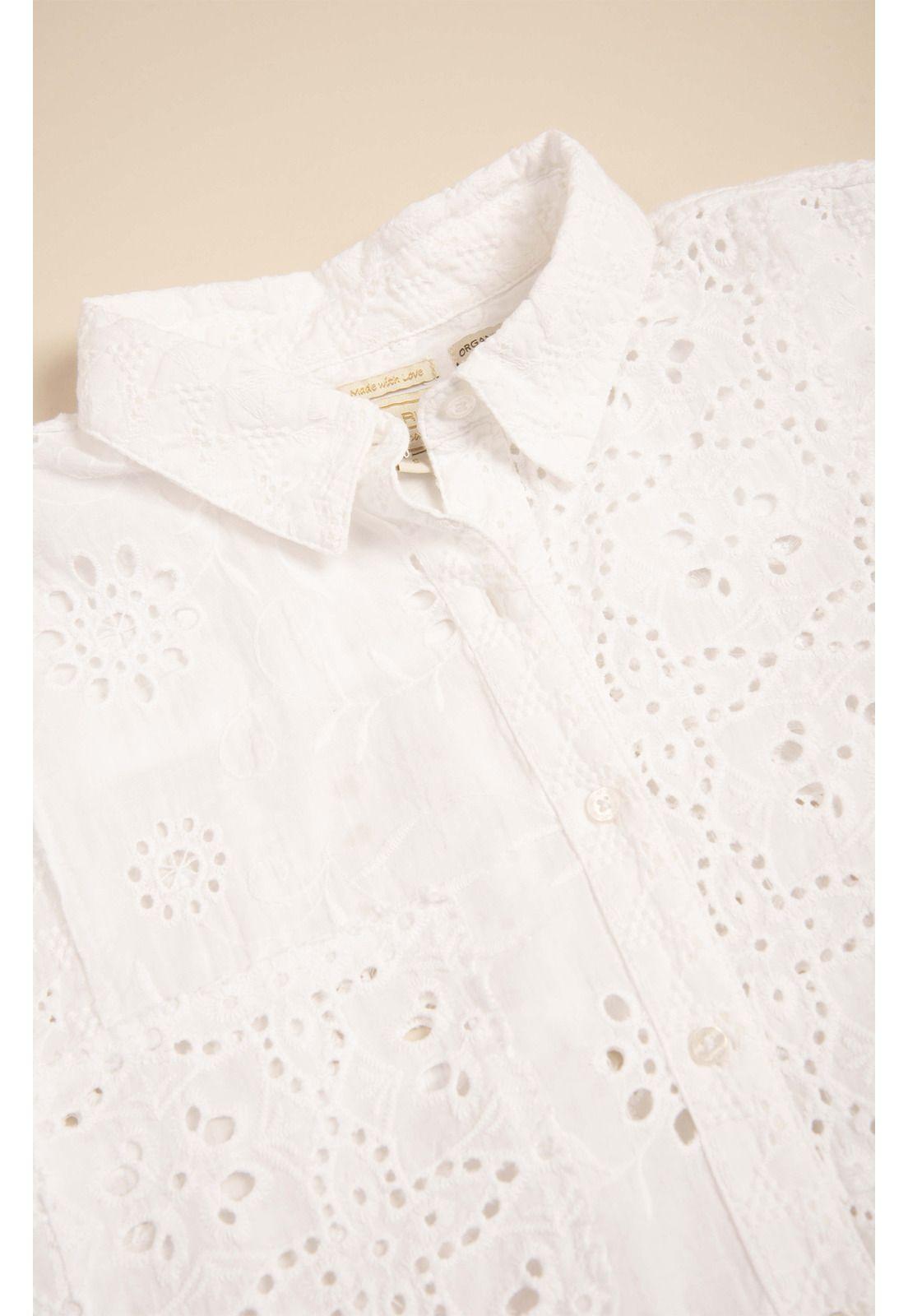 Blusa Algodón Orgánico Mujer Alba Blanco-7