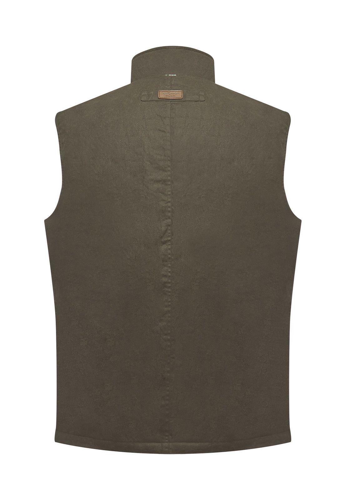 Chaqueta Algodón Encerado Hombre WAX Verde-1