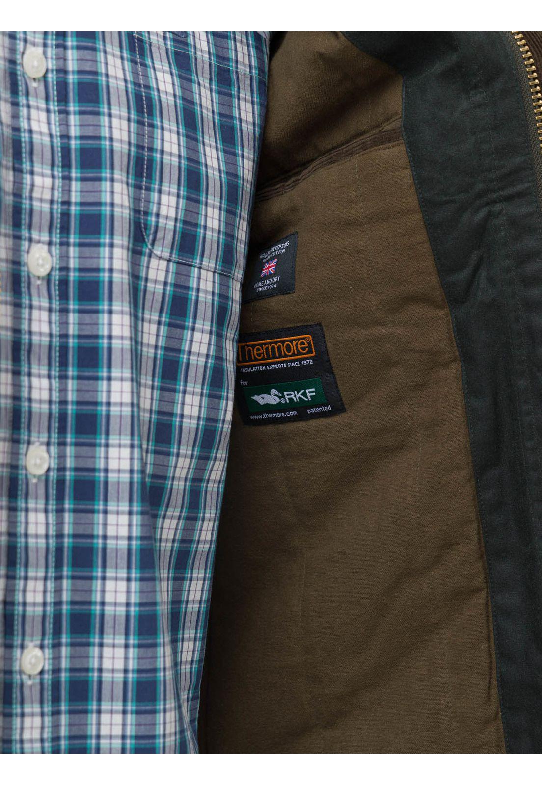 Chaqueta Algodón Encerado Hombre WAX Verde-8
