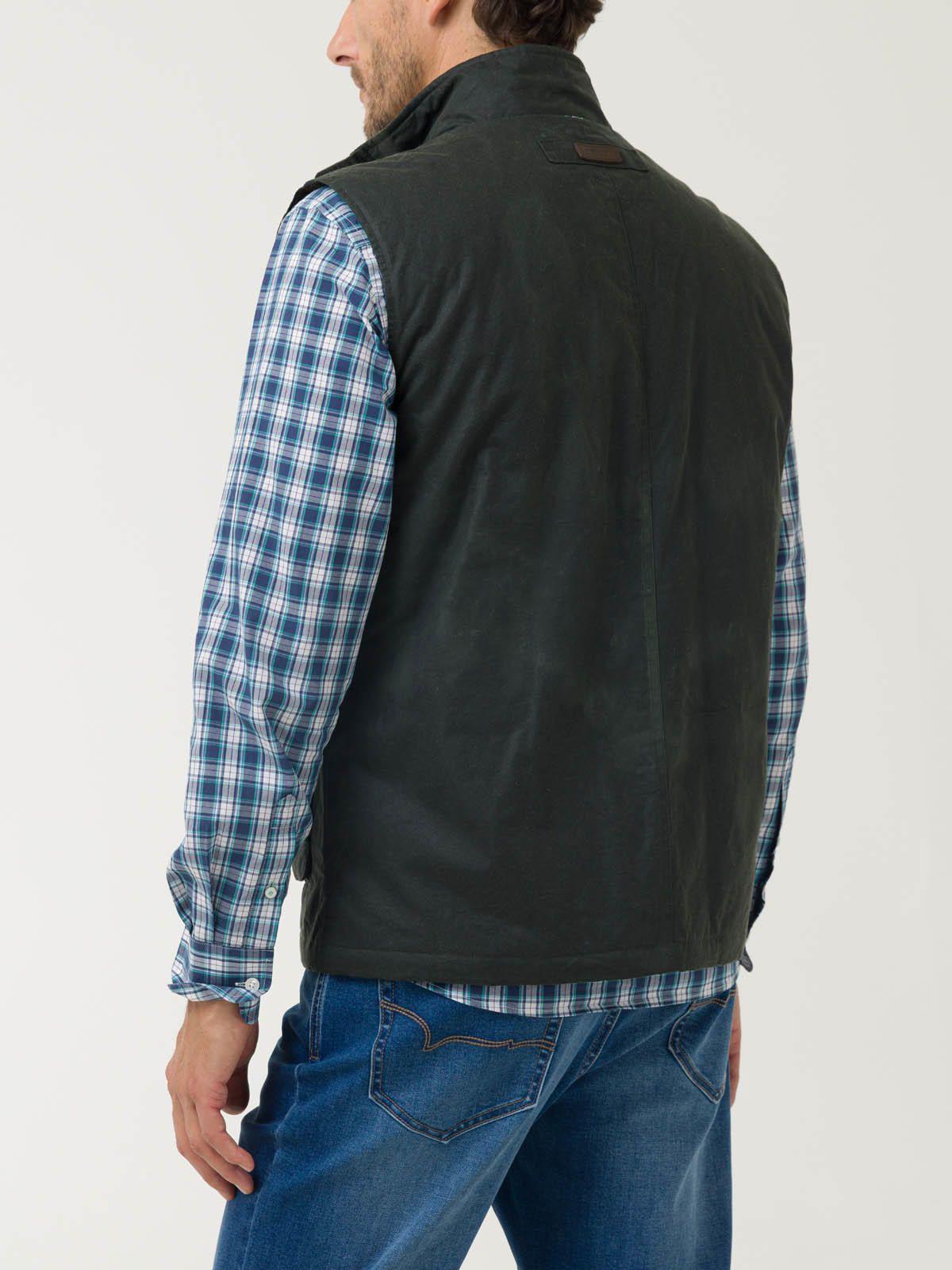 Chaqueta Algodón Encerado Hombre WAX Verde-5