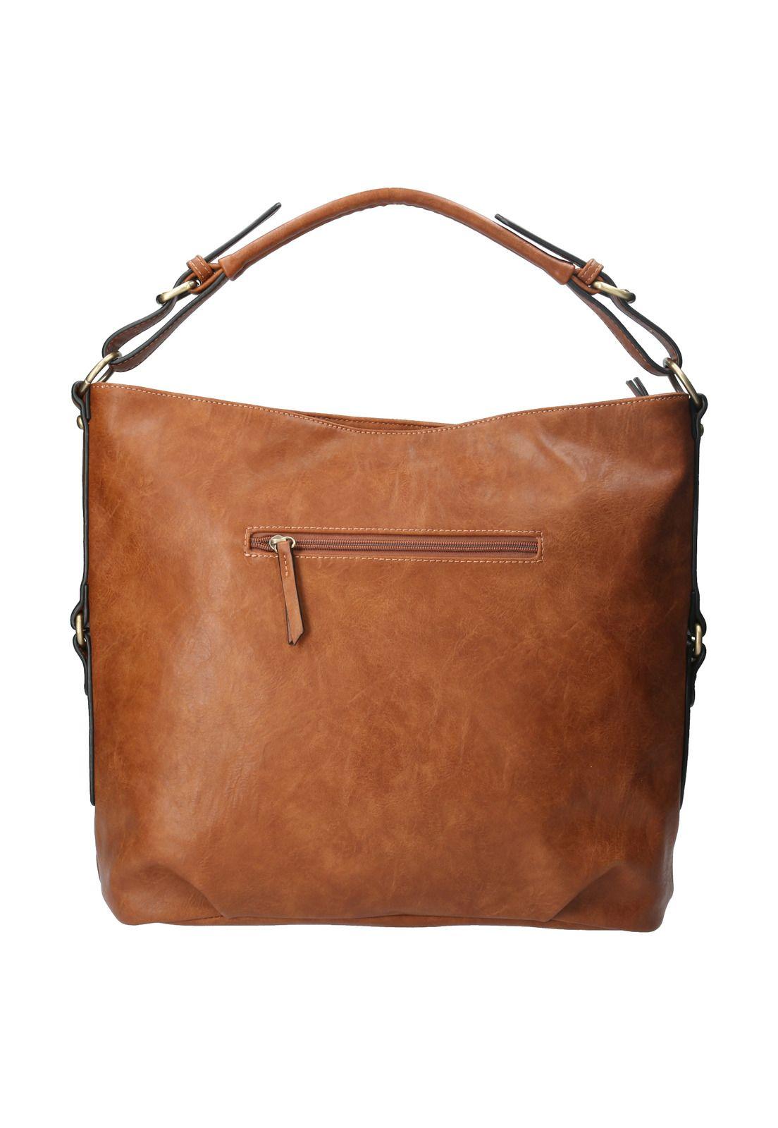 Cartera Mujer Clower Hobo Café-2