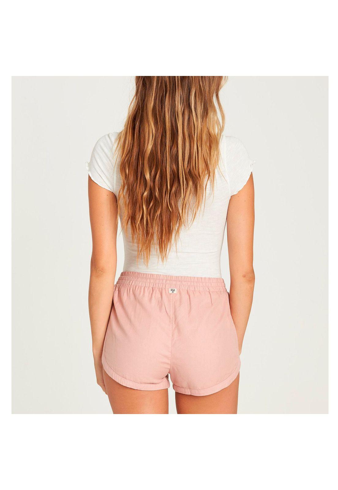 Short Mujer Road Trippin Coral-2