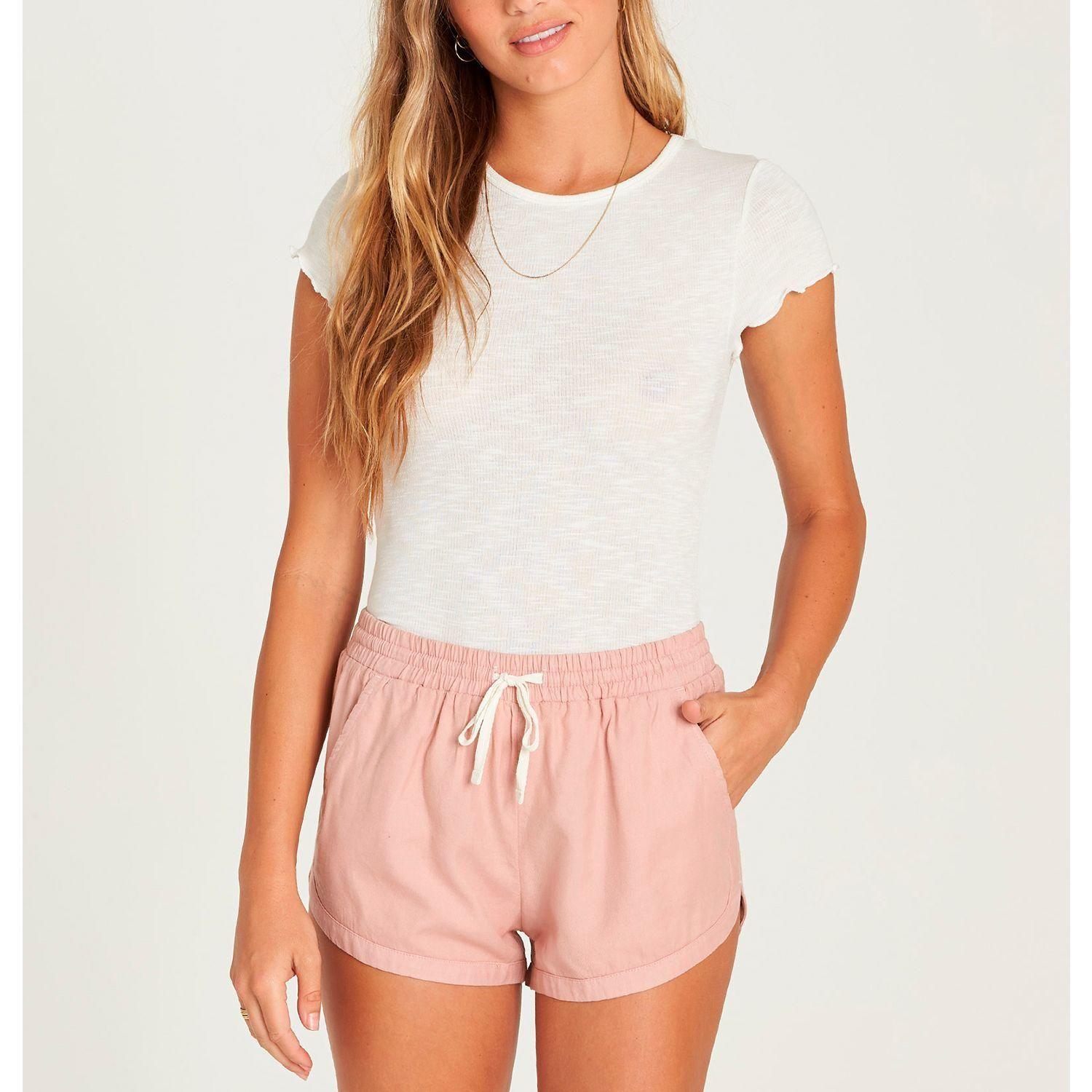 Short Mujer Road Trippin Coral-0