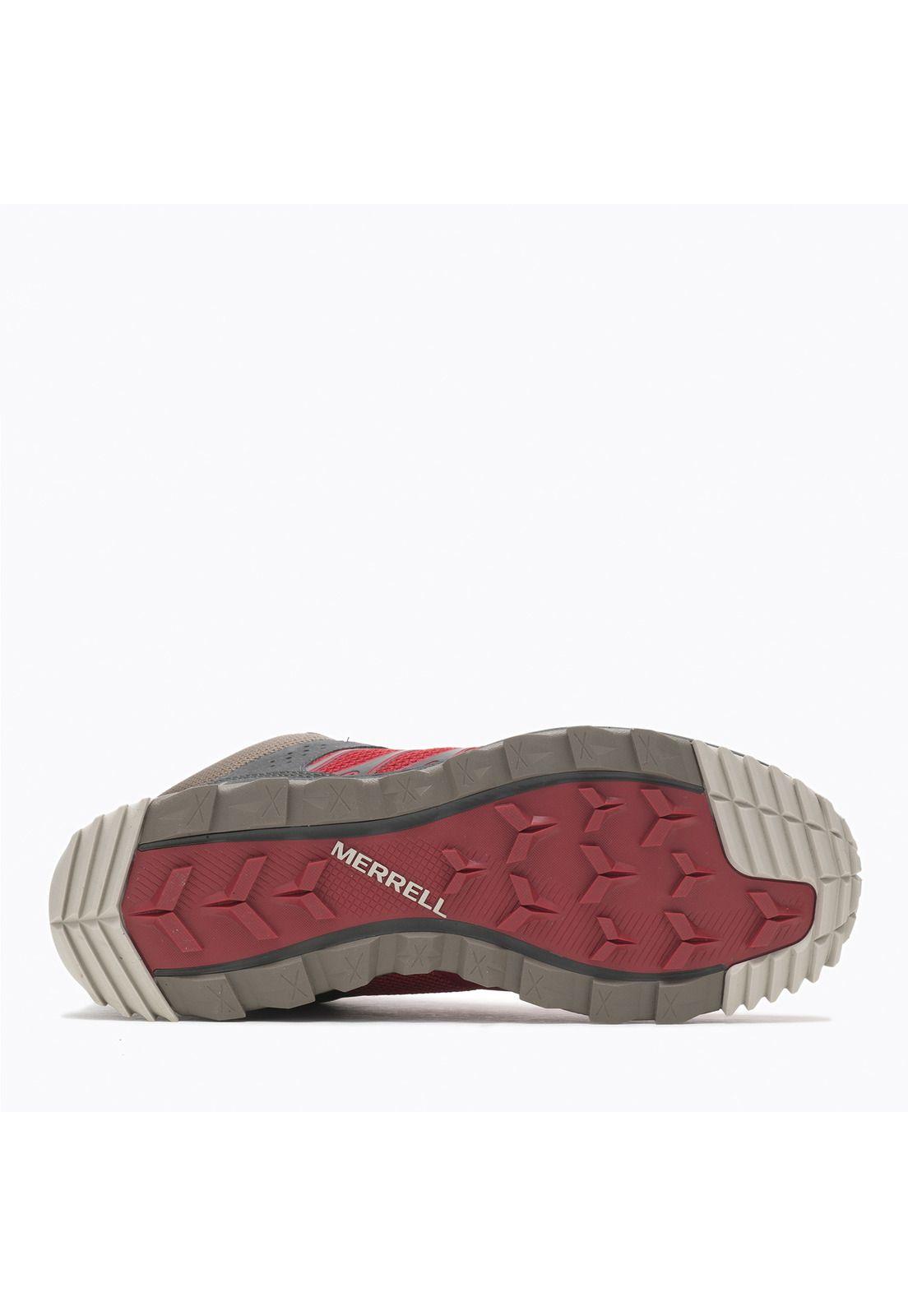 Botín Hombre Wildwood Mid Wp Rojo-5