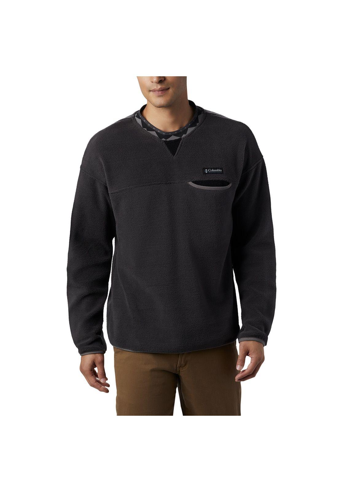 Poleron Wapitoo Fleece Pull Negro-1