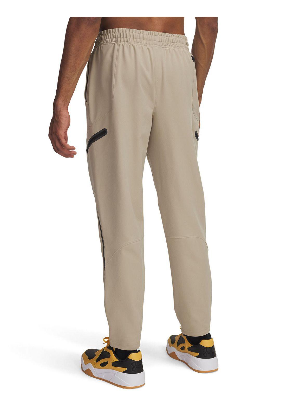 Pantalón Cargo UA Unstoppable café hombre-1