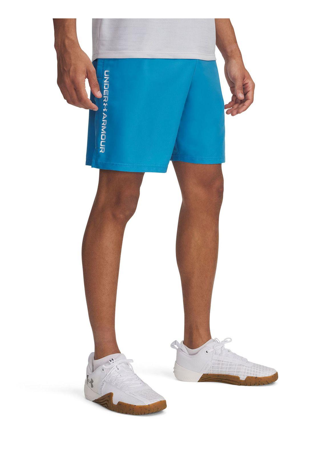 Shorts UA Tech Woven Para Hombre Azul-0