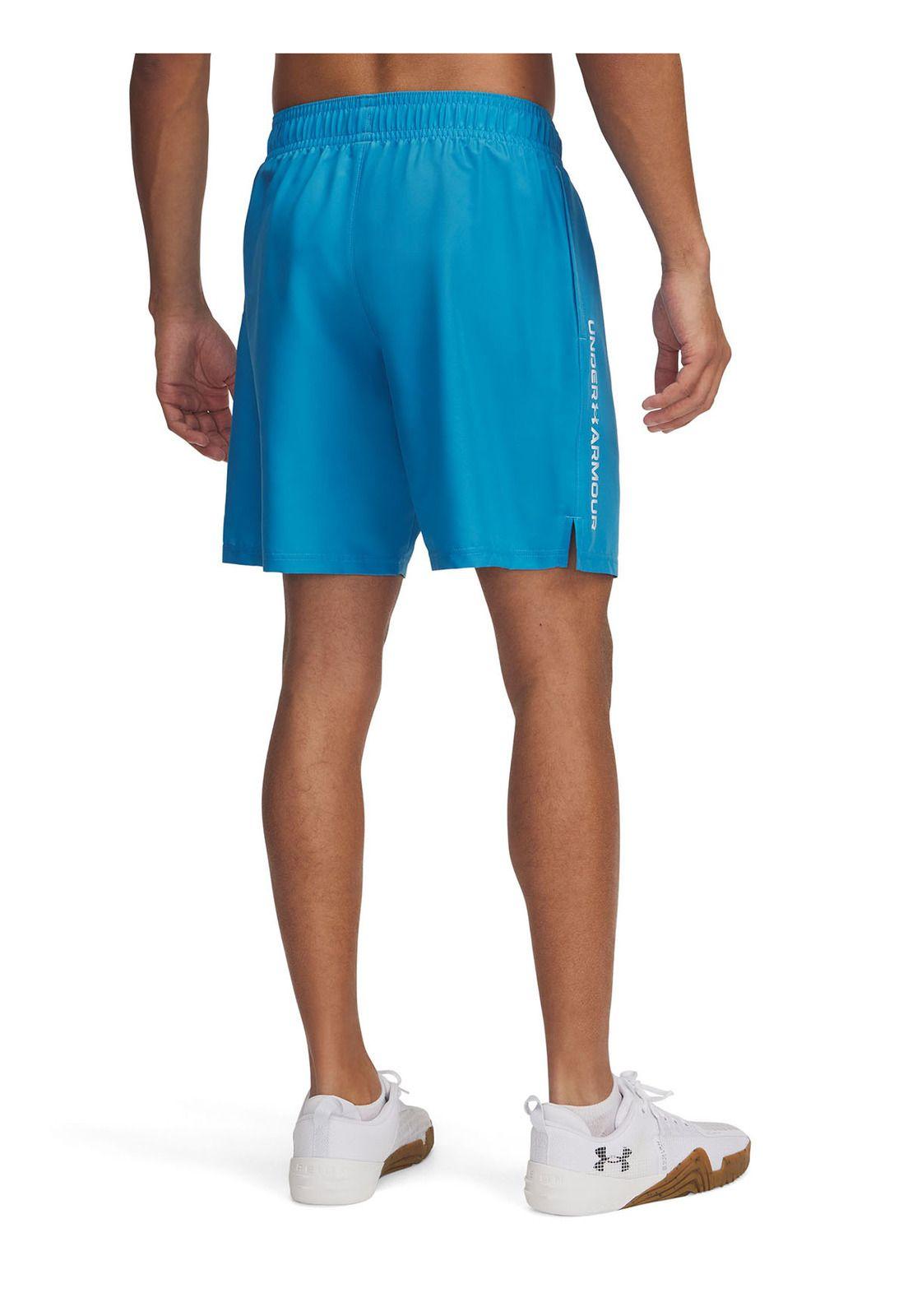 Shorts UA Tech Woven Para Hombre Azul-1