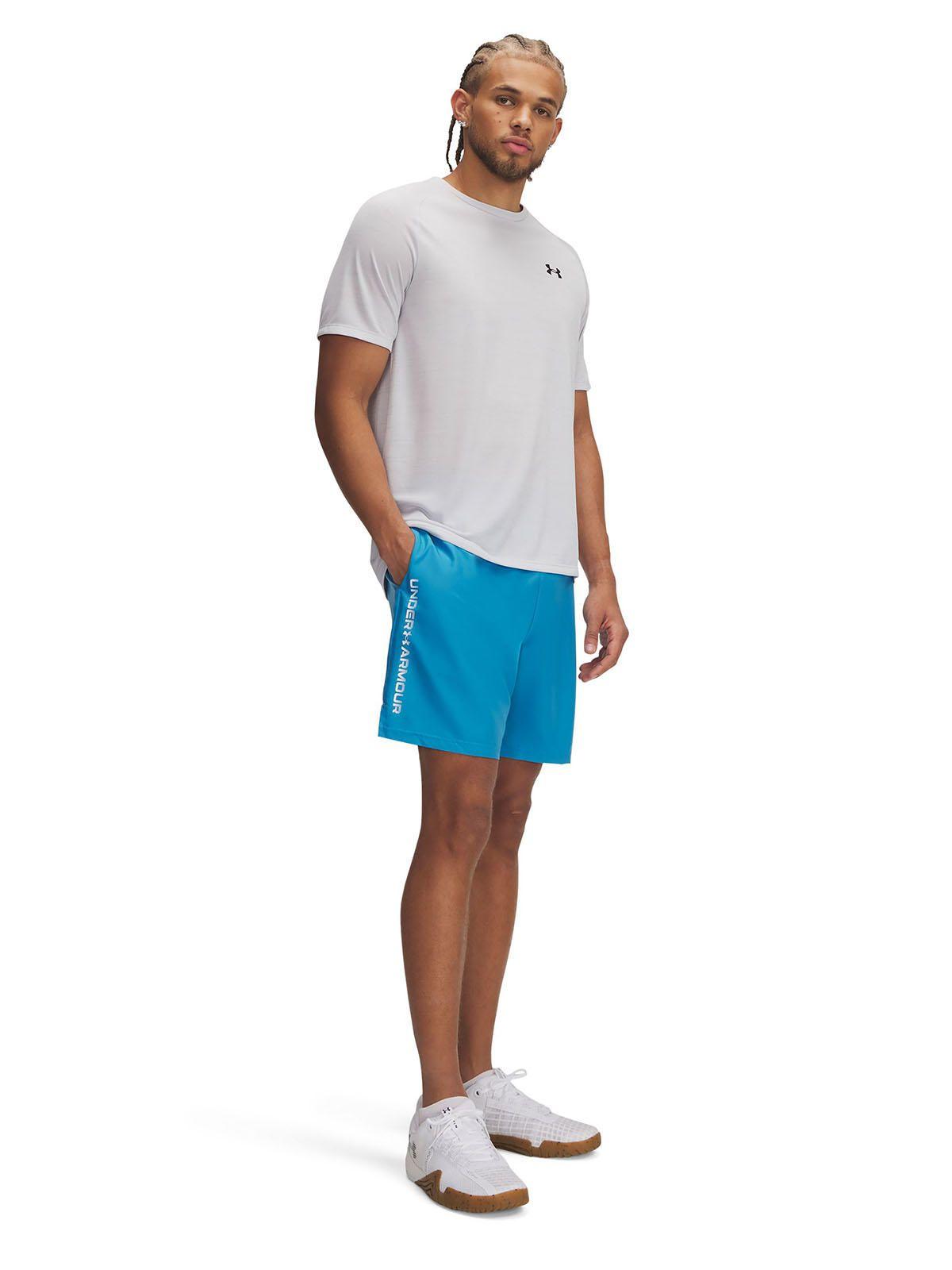 Shorts UA Tech Woven Para Hombre Azul-3