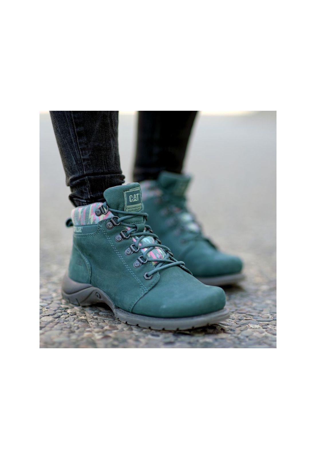 Botin Mujer Casual Carlie Azul Petroleo-0