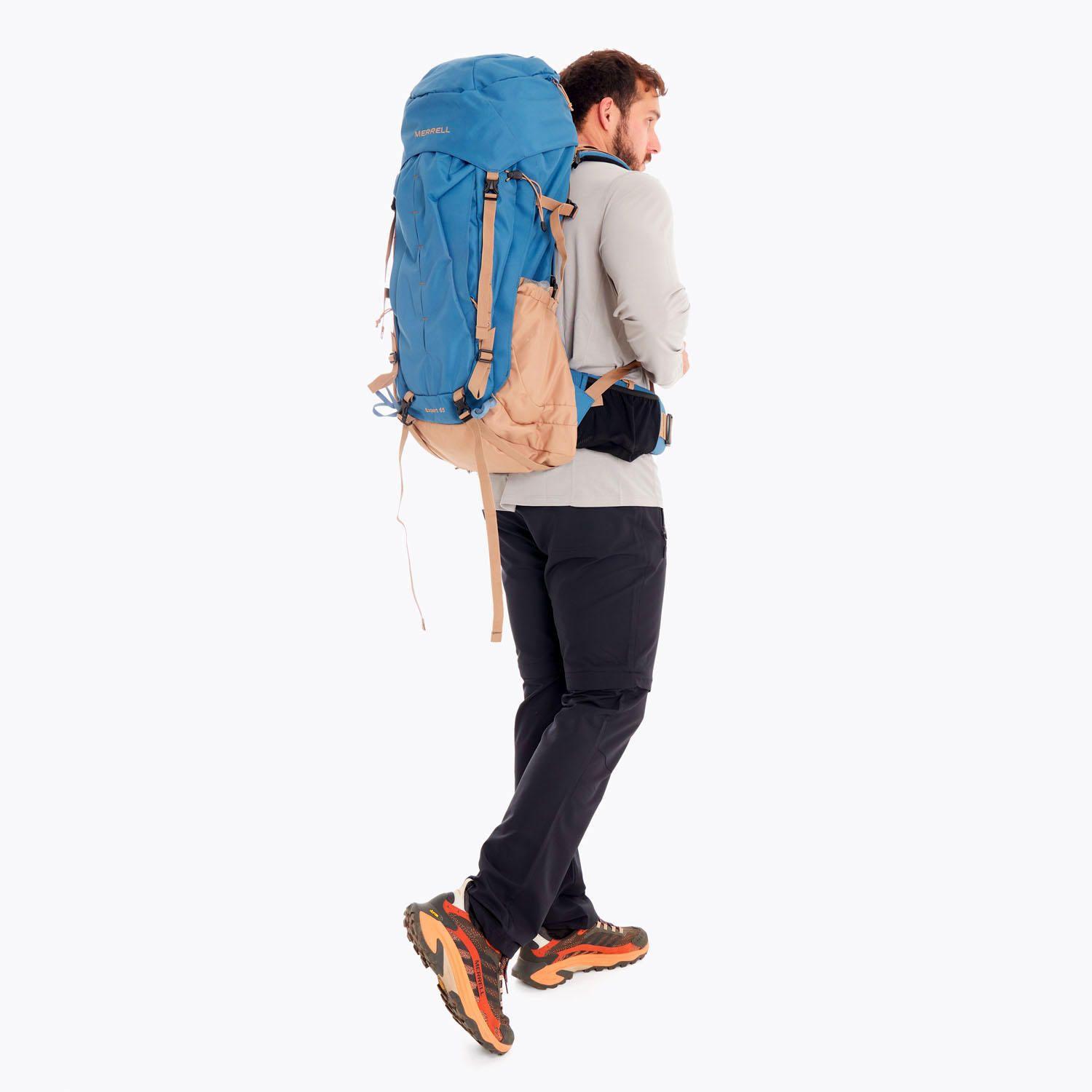 Mochila Unisex Expedition 65L Azul/Tierra-0