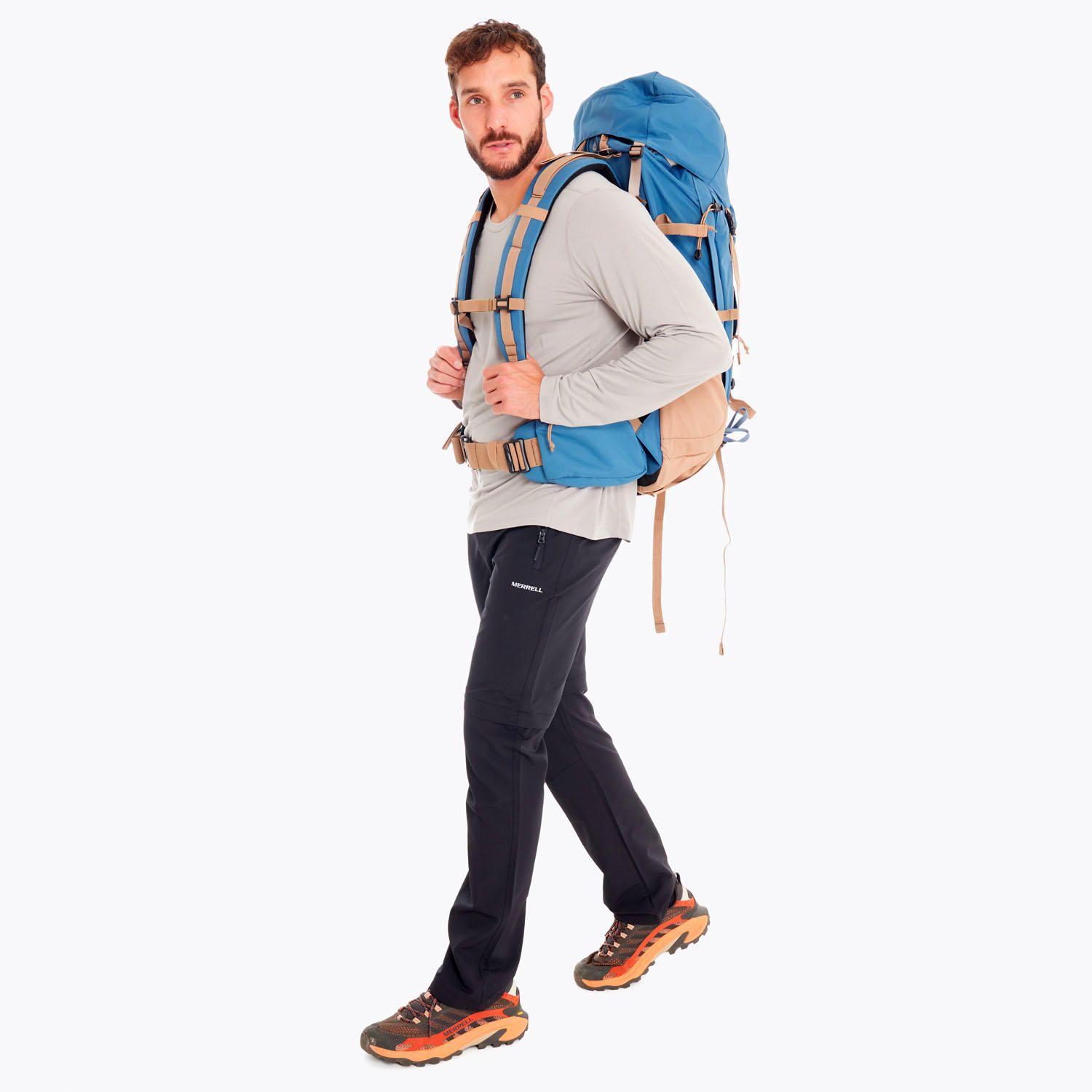 Mochila Unisex Expedition 65L Azul/Tierra Merrell | Paris.cl