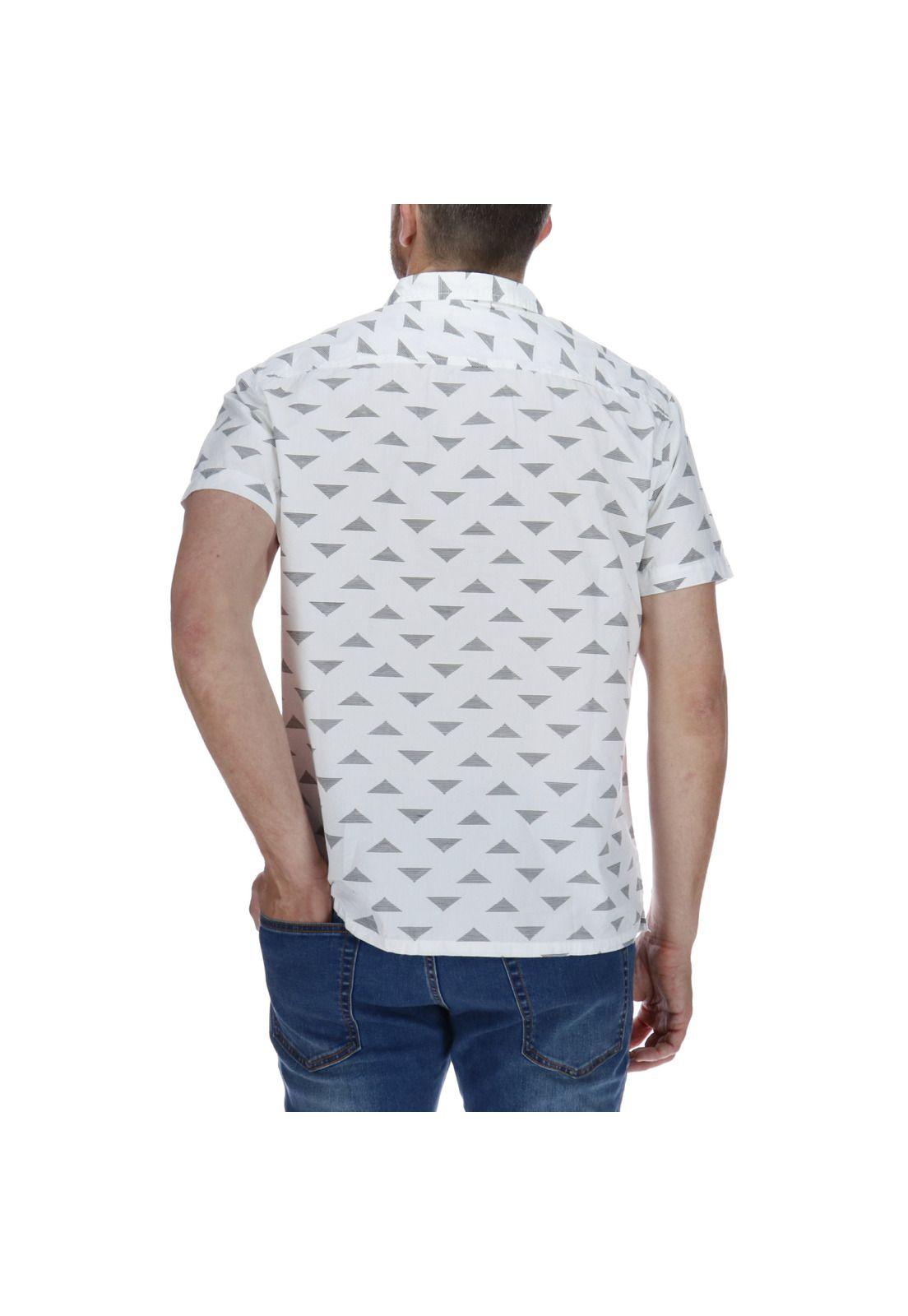 Camisa Hombre Foundation Triangle Ao Blanco-2