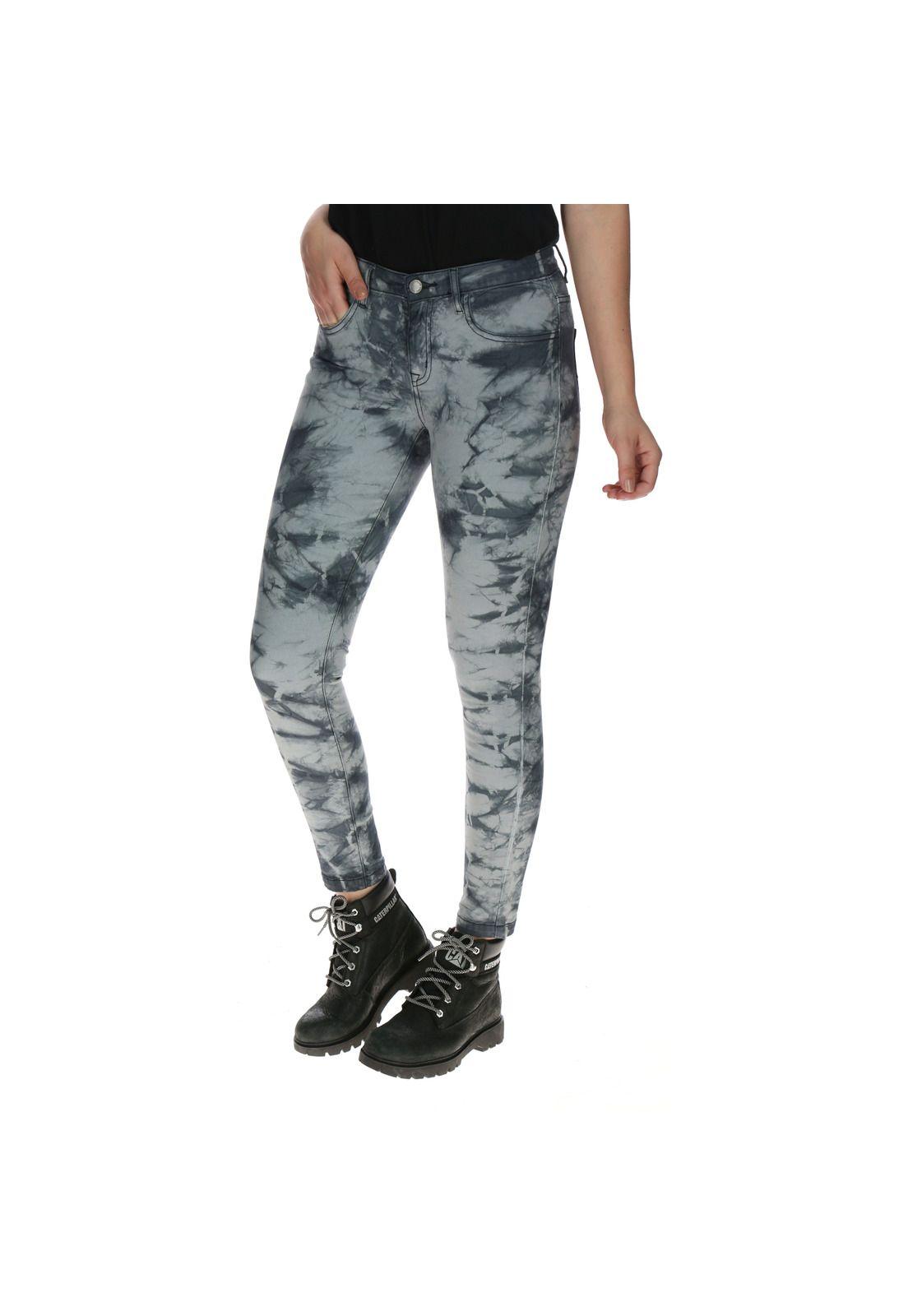 Pantalón Mujer Symbol Plus Algodón Azul-1